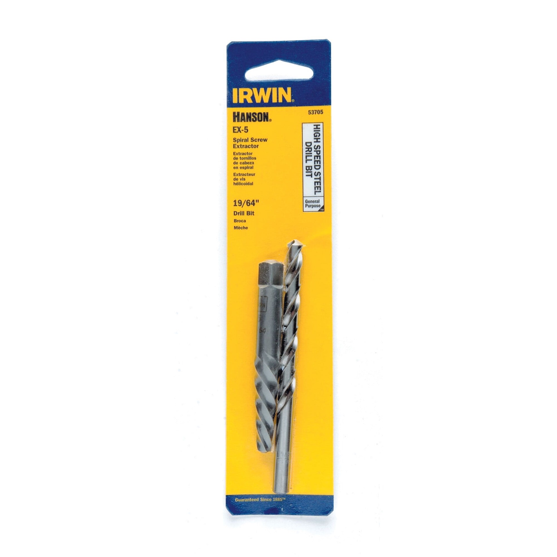 slide 6 of 6, IRWIN Hanson 2-Pack Carbon Steel 3-3/8-in Screw Extractor, 1 ct