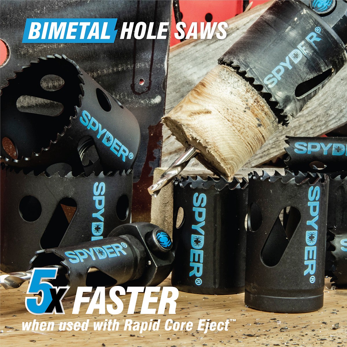 slide 2 of 6, Spyder 2-3/8-in Bi-Metal Non-Arbored Hole Saw, 1 ct