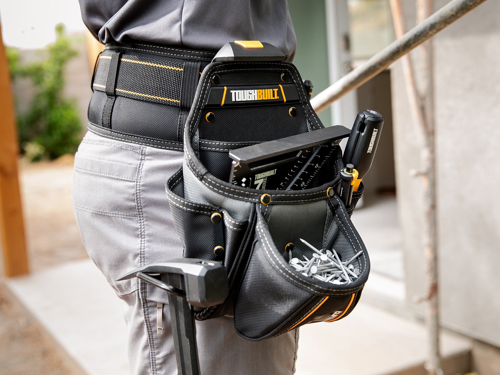 slide 2 of 6, TOUGHBUILT Builder Polyester General construction Tool Pouch, 1 ct