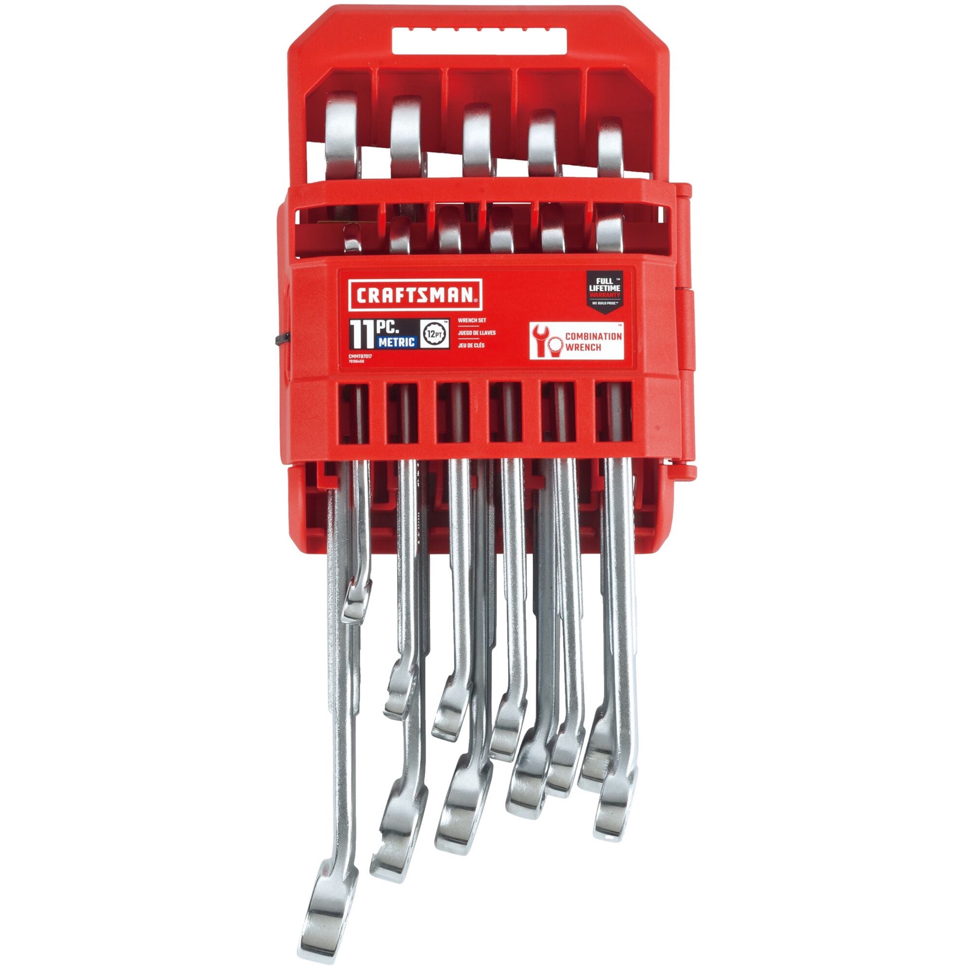 slide 4 of 6, CRAFTSMAN 11 -Piece Set 12-point Metric Standard Combination Wrench (no case), 1 ct