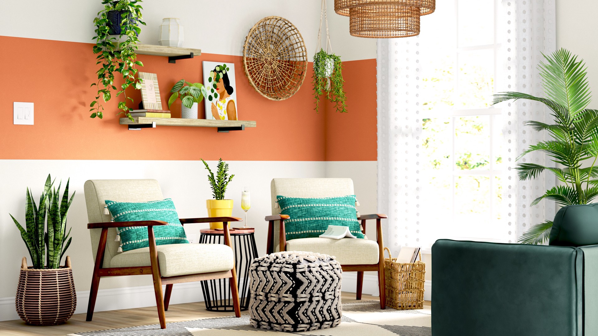 slide 2 of 6, Origin 21 Round 20.47-in W x 20.47-in L Multiple colors/finishes Polyrattan Indoor/Outdoor Planter, 1 ct