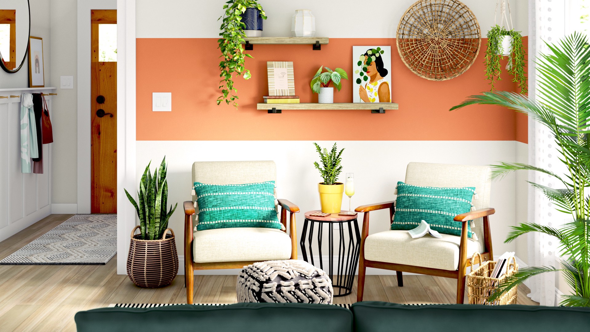 slide 3 of 6, Origin 21 Round 20.47-in W x 20.47-in L Multiple colors/finishes Polyrattan Indoor/Outdoor Planter, 1 ct