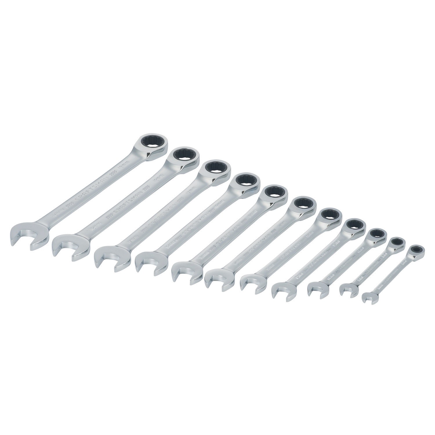 slide 2 of 6, CRAFTSMAN 11 -Piece Set Metric Ratchet Wrench, 1 ct