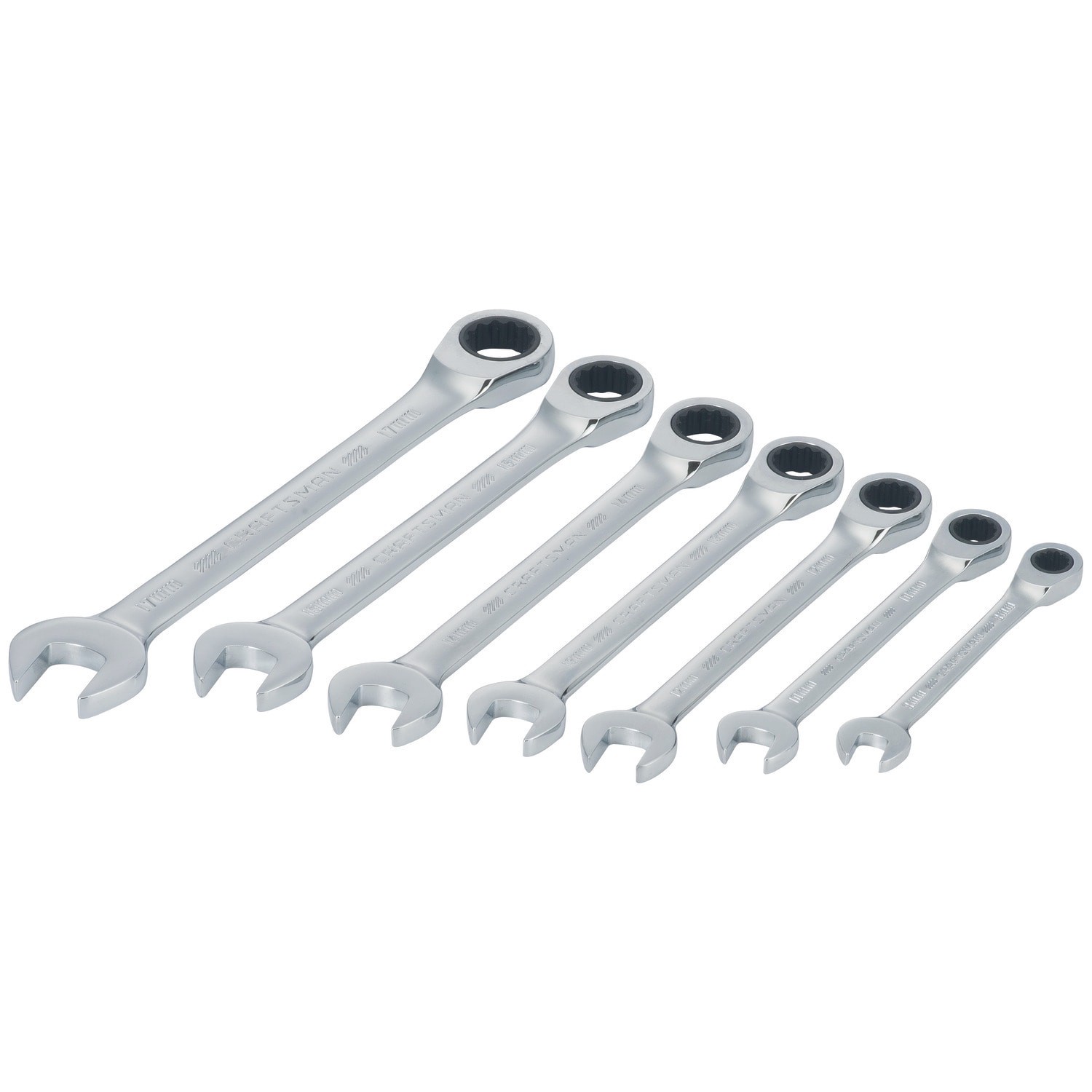 slide 2 of 6, CRAFTSMAN 7 -Piece Set Metric Ratchet Wrench, 1 ct