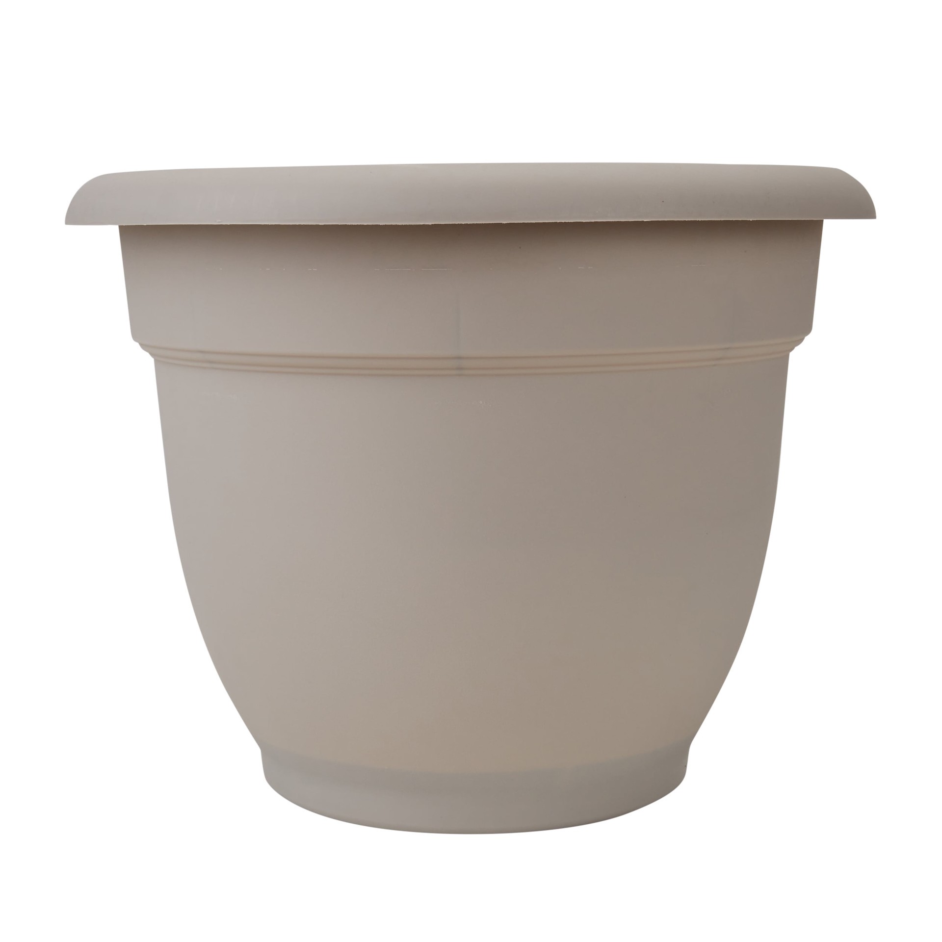 slide 6 of 6, Bloem 13-in W x 10.25-in H Brown Plastic Traditional Indoor/Outdoor Planter, 1 ct