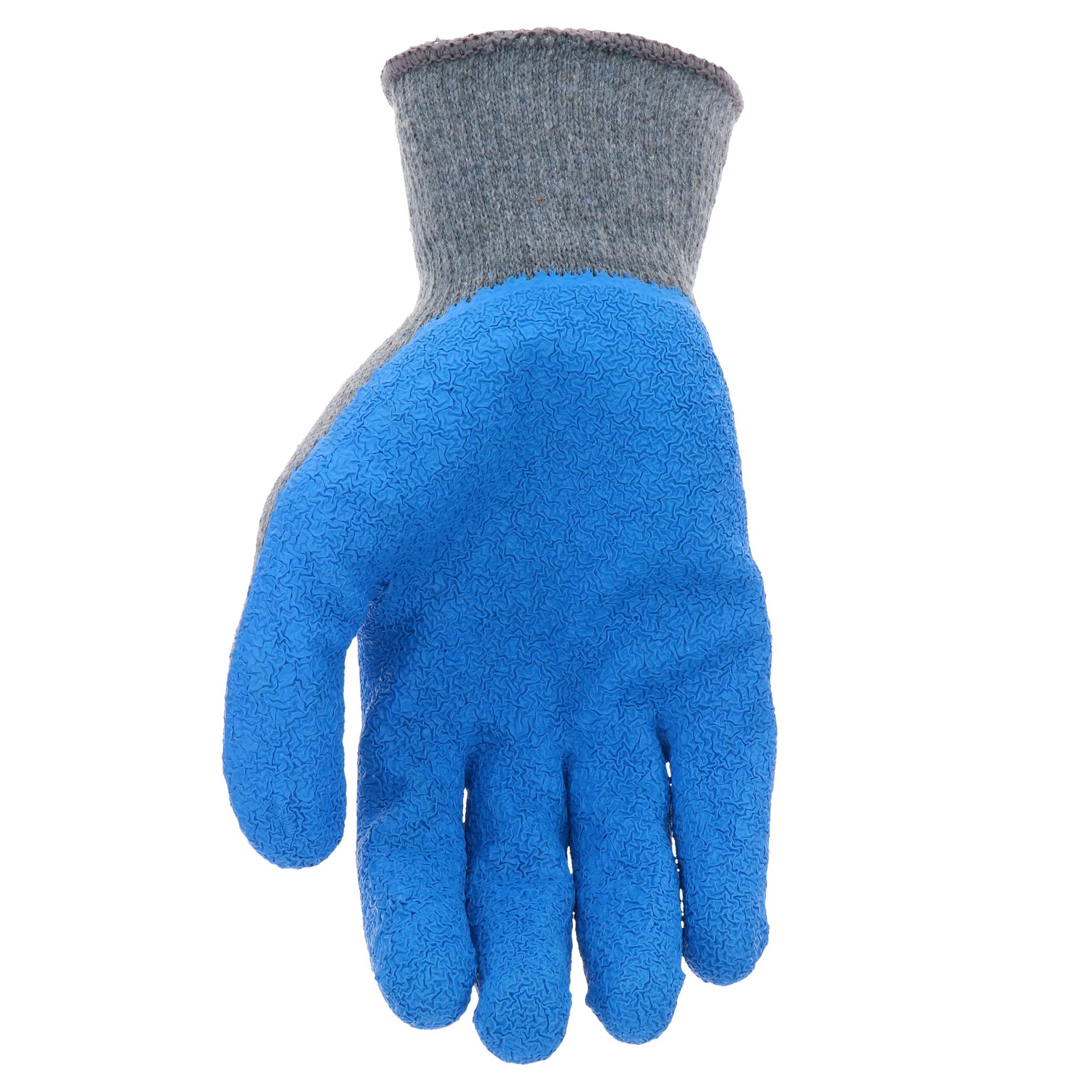 slide 3 of 6, Project Source Small/Medium Blue Latex dipped Poly/Cotton 1 -Pairs, 1 ct