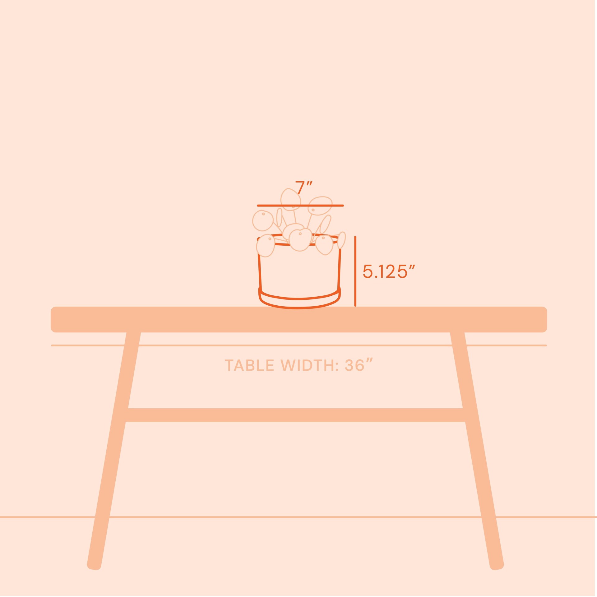 slide 4 of 4, allen + roth Round 5.13-in W x 7.0-in L Off-white Plastic Indoor/Outdoor Planter, 1 ct