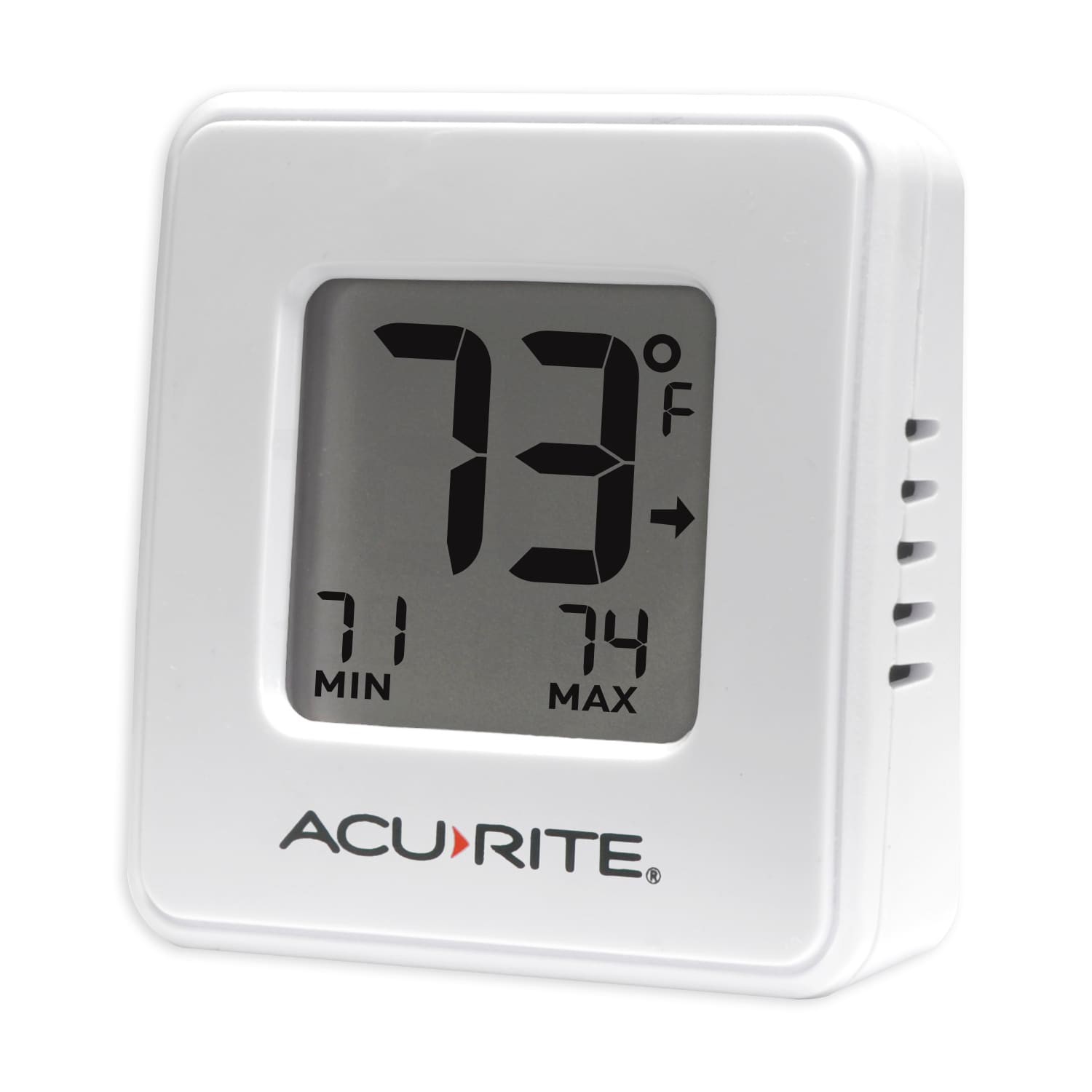 slide 2 of 4, AcuRite Digital Wireless Indoor White Thermometer, 1 ct
