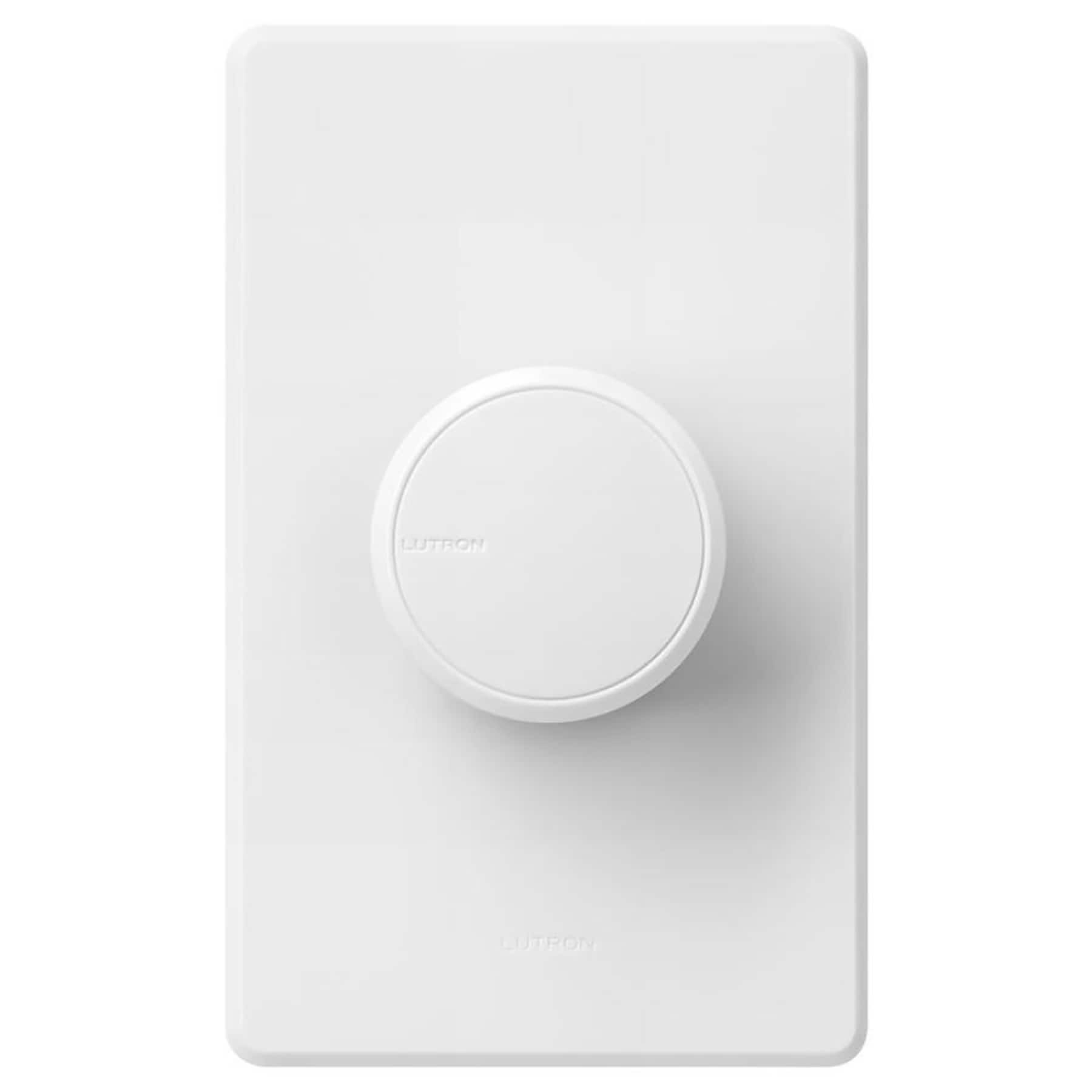 slide 4 of 6, Lutron Dalia LED+ White Replacement rotary knob, 1 ct