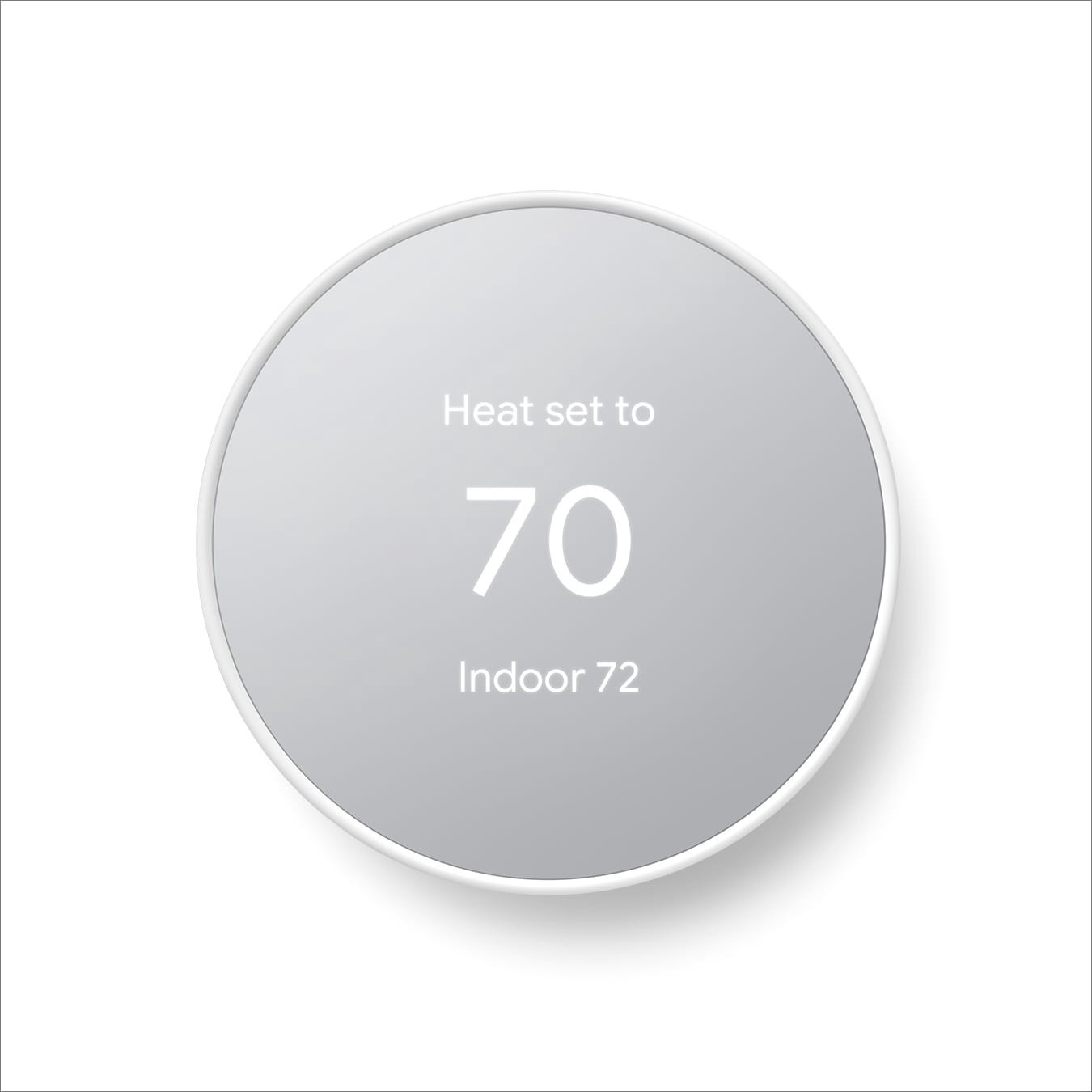 slide 2 of 6, Google Nest Thermostat with Wi-Fi Compatibility - Snow, 1 ct