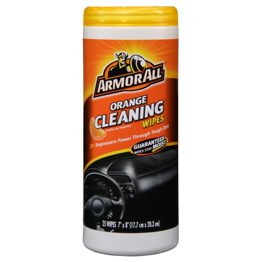 slide 1 of 4, Armor All Orange Air Freshening Cleaning Wipes 25 -Count Wipes Car Interior Cleaner, 1 ct
