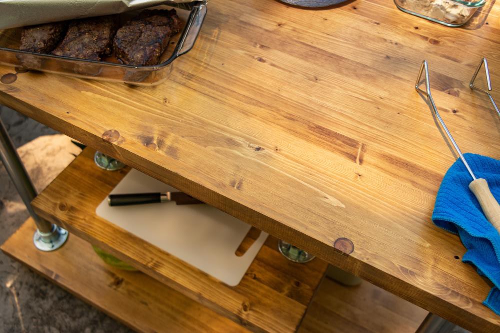 slide 4 of 6, RELIABILT 1-1/2-in x 30-in x 4-ft Unfinished Stain grade S4S Euro spruce Edge-glued Softwood Board, 1 ct