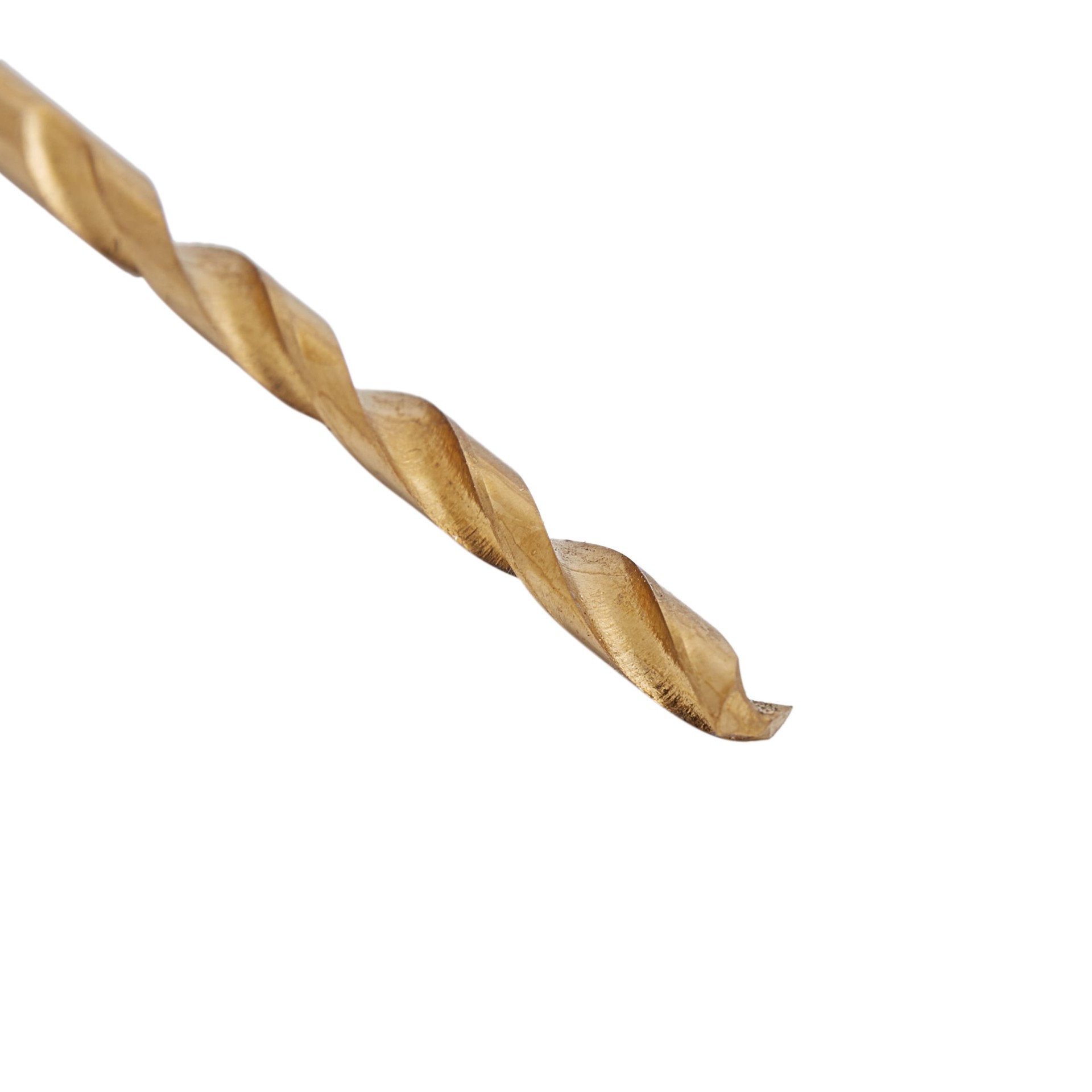 slide 2 of 3, Kobalt x 3-3/4-in Titanium coated HSS Jobber length Twist Drill Bit, 1 ct