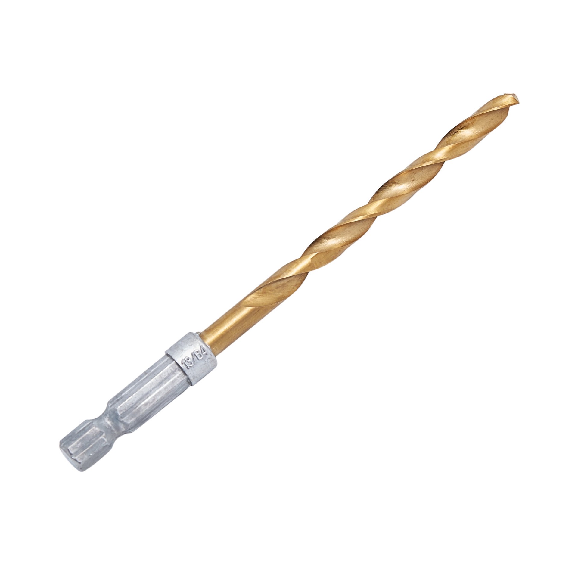 slide 3 of 3, Kobalt x 4-1/4-in Titanium coated HSS Jobber length Twist Drill Bit, 1 ct