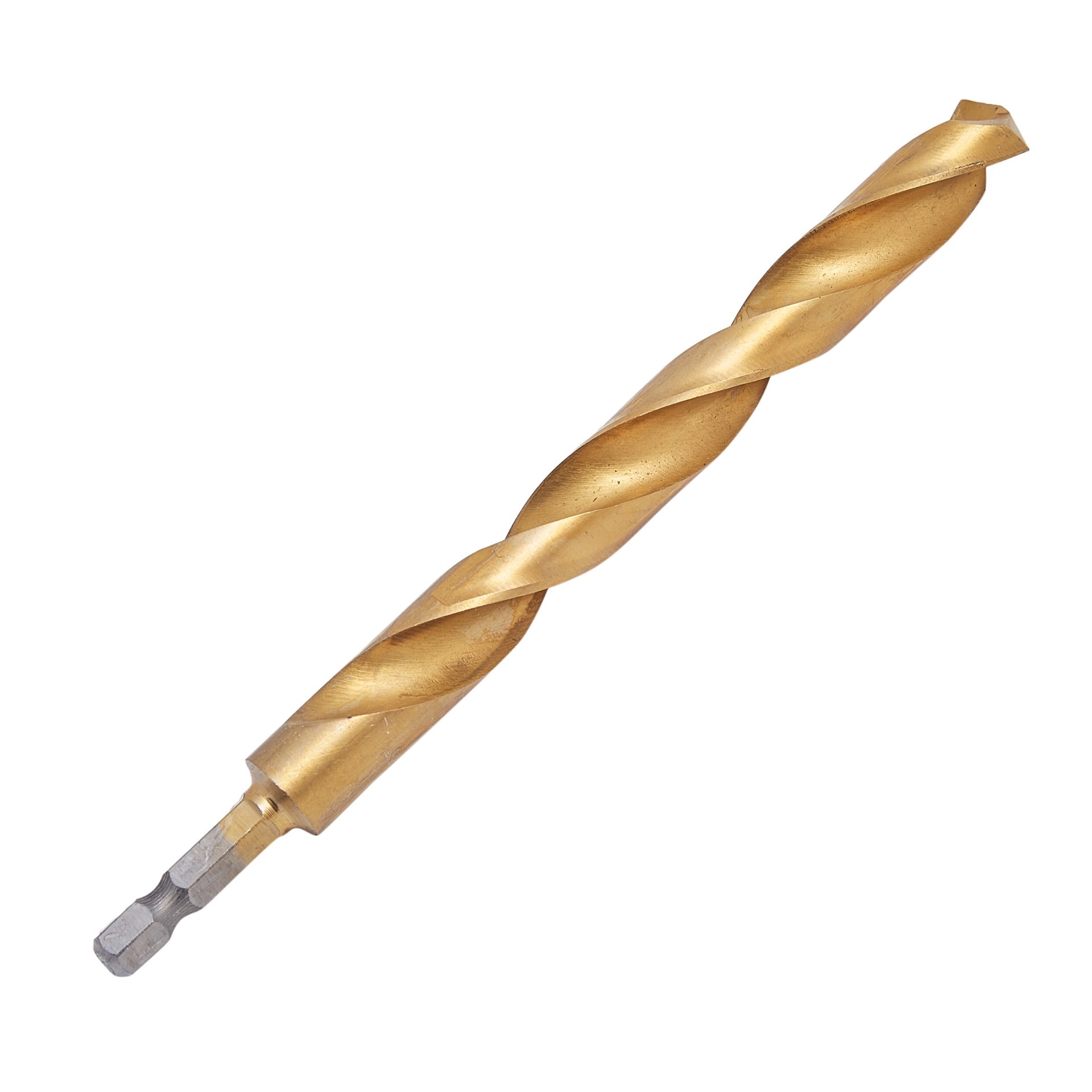 slide 3 of 3, Kobalt 1/2-in x 6-in Titanium coated HSS Jobber length Twist Drill Bit, 1 ct