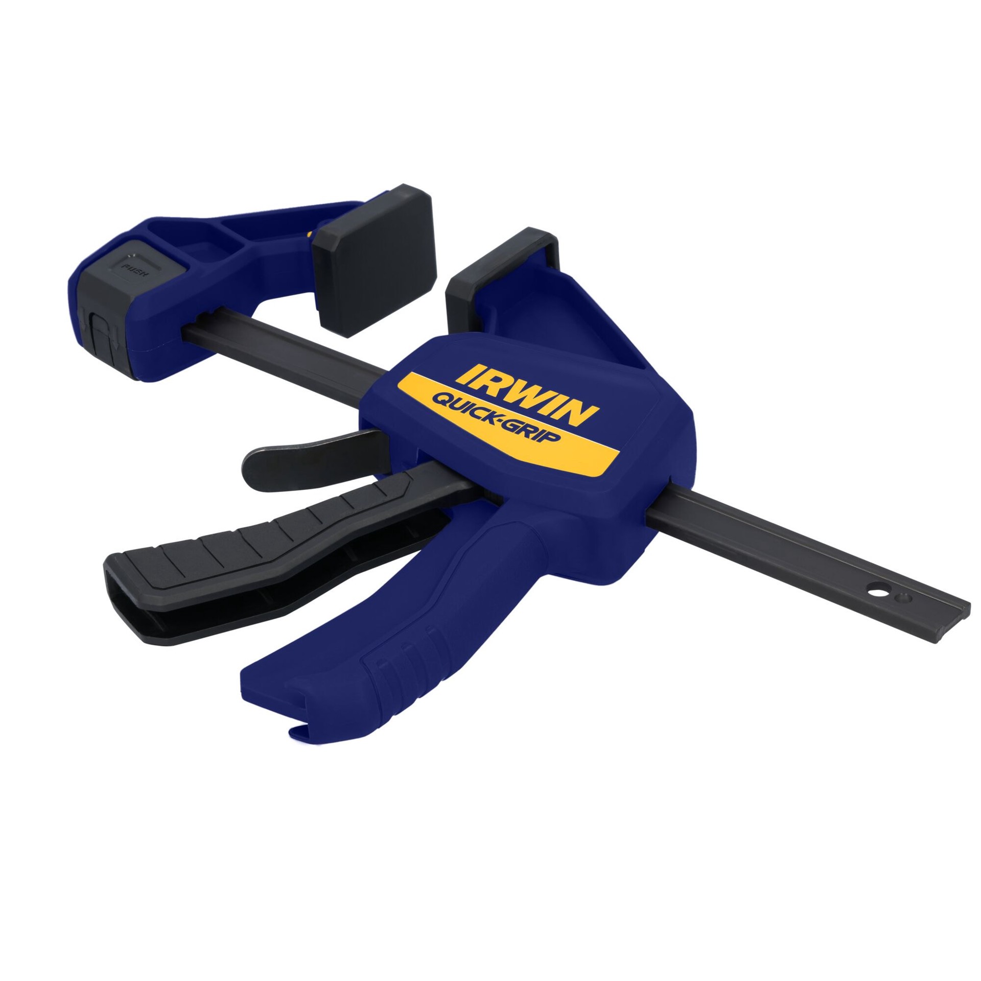 slide 4 of 6, IRWIN QUICK-GRIP 6-in Medium-Duty One Handed 300-lb Bar Clamp, 1 ct