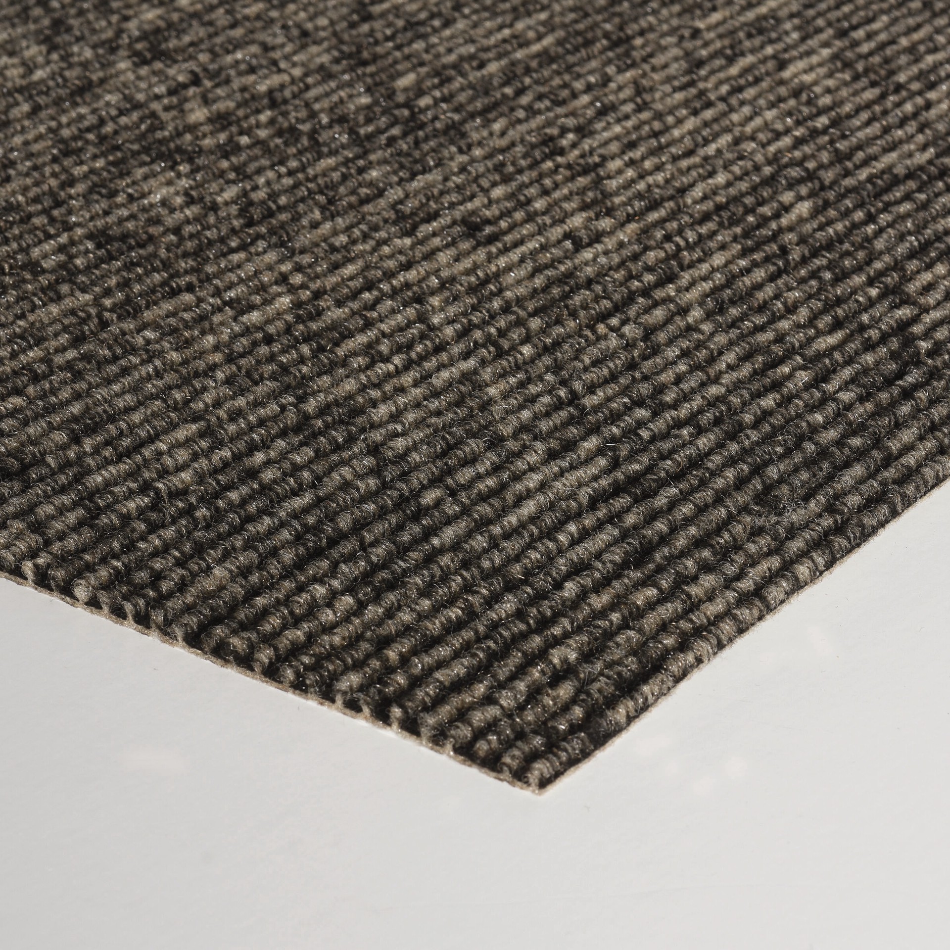 slide 4 of 6, Style Selections Heather Row 24-in x 24-in Brindle Brown Residential Peel and stick Indoor or outdoor Carpet Tile ( 40-sq ft ), 1 ct