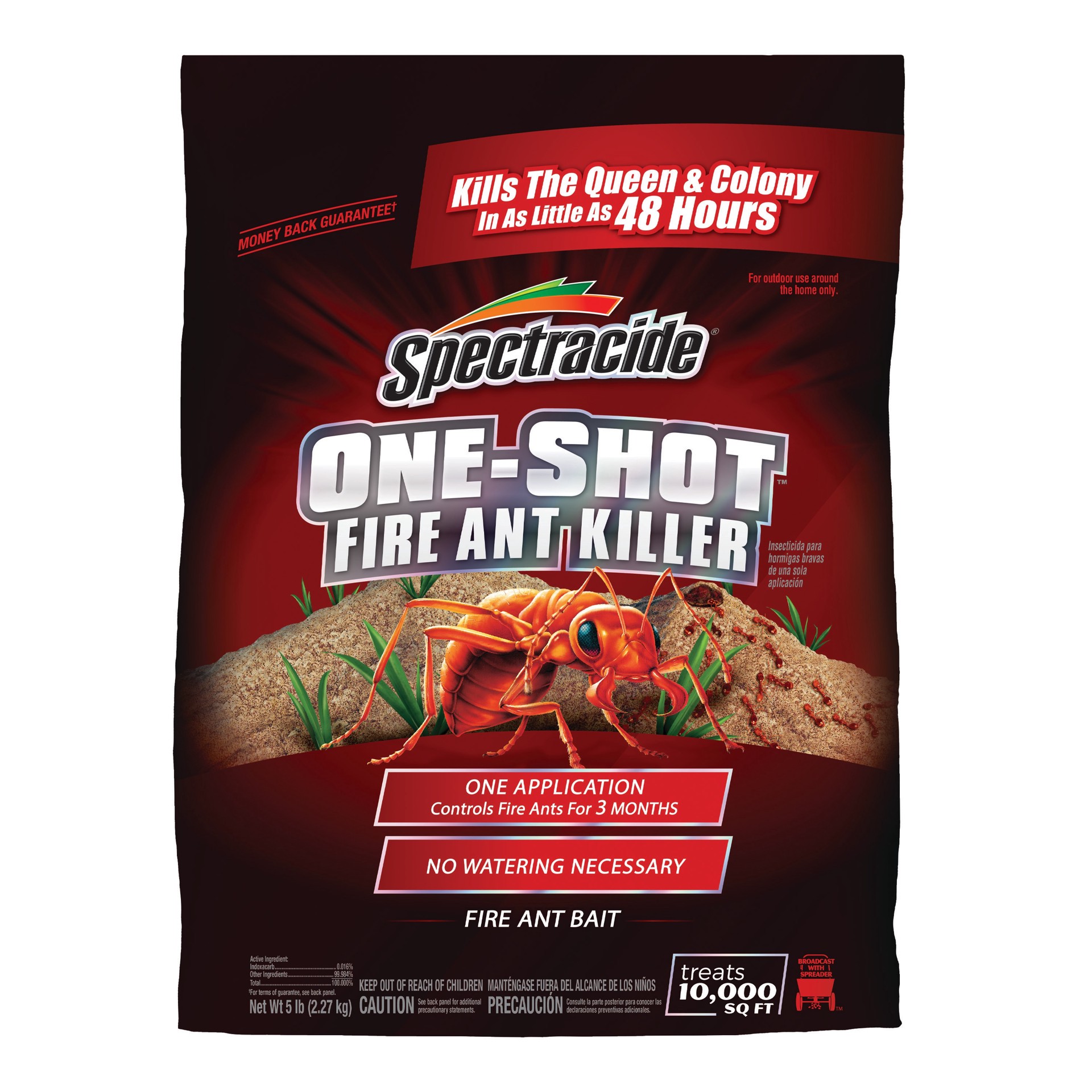 slide 1 of 6, Spectracide One-Shot Fire Ant Killer 5 -lb Fire ant bait, 1 ct