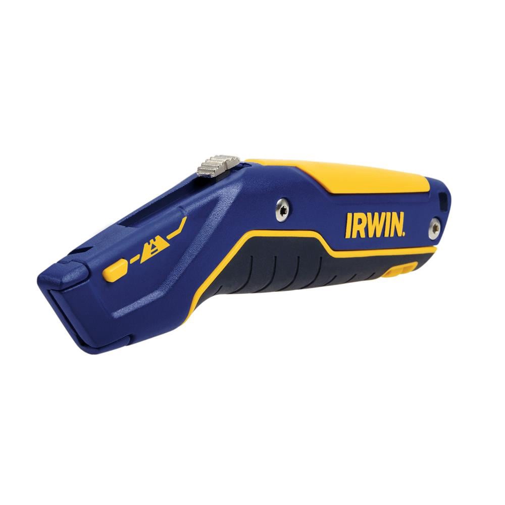 slide 5 of 6, IRWIN 3/4-in 1 -Blade Retractable Utility Knife with On Tool Blade Storage, 1 ct