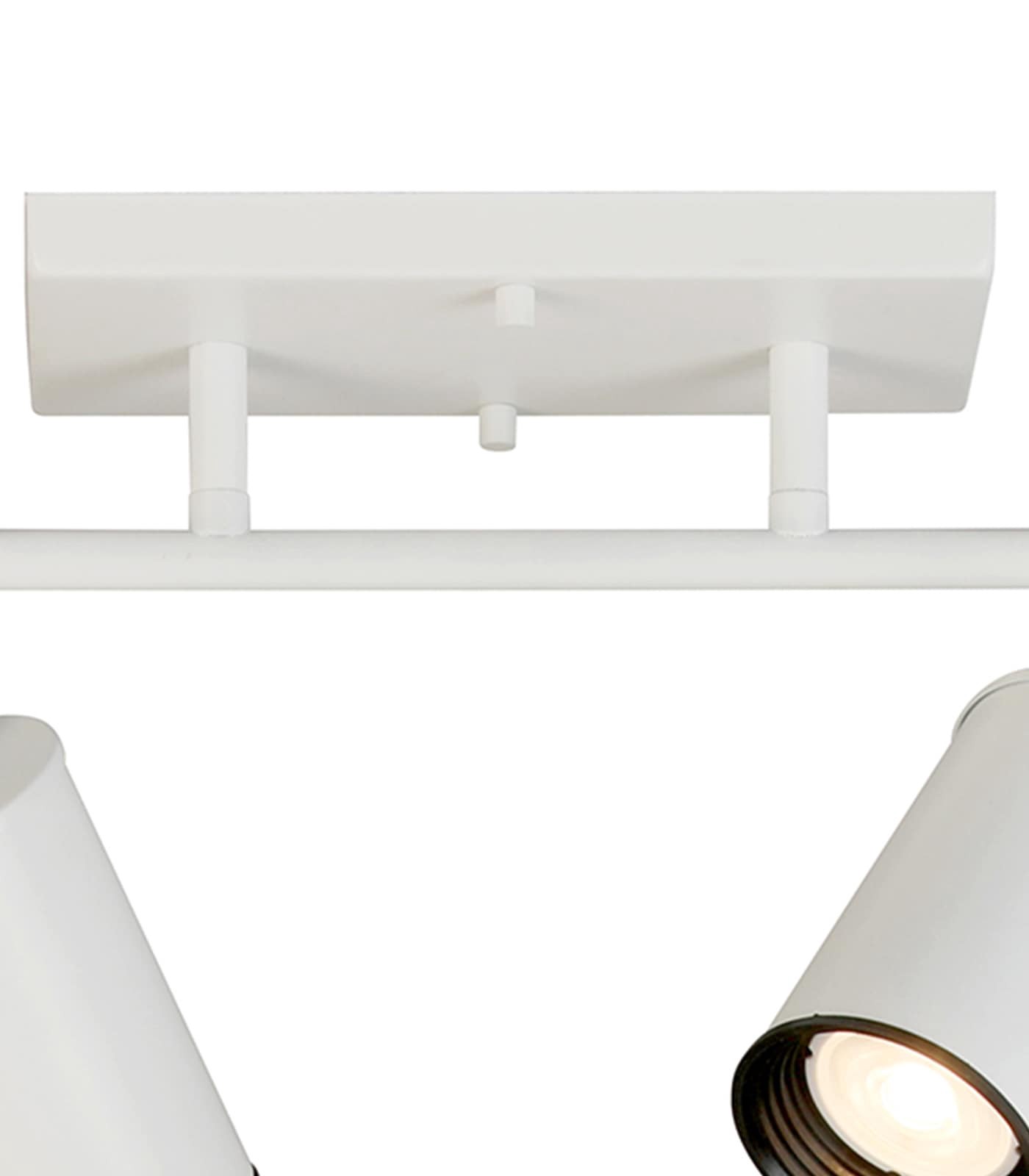 slide 5 of 6, allen + roth Mason 36-in 4 -Light White dimmable GU10 pin base Traditional Track Bar, 1 ct