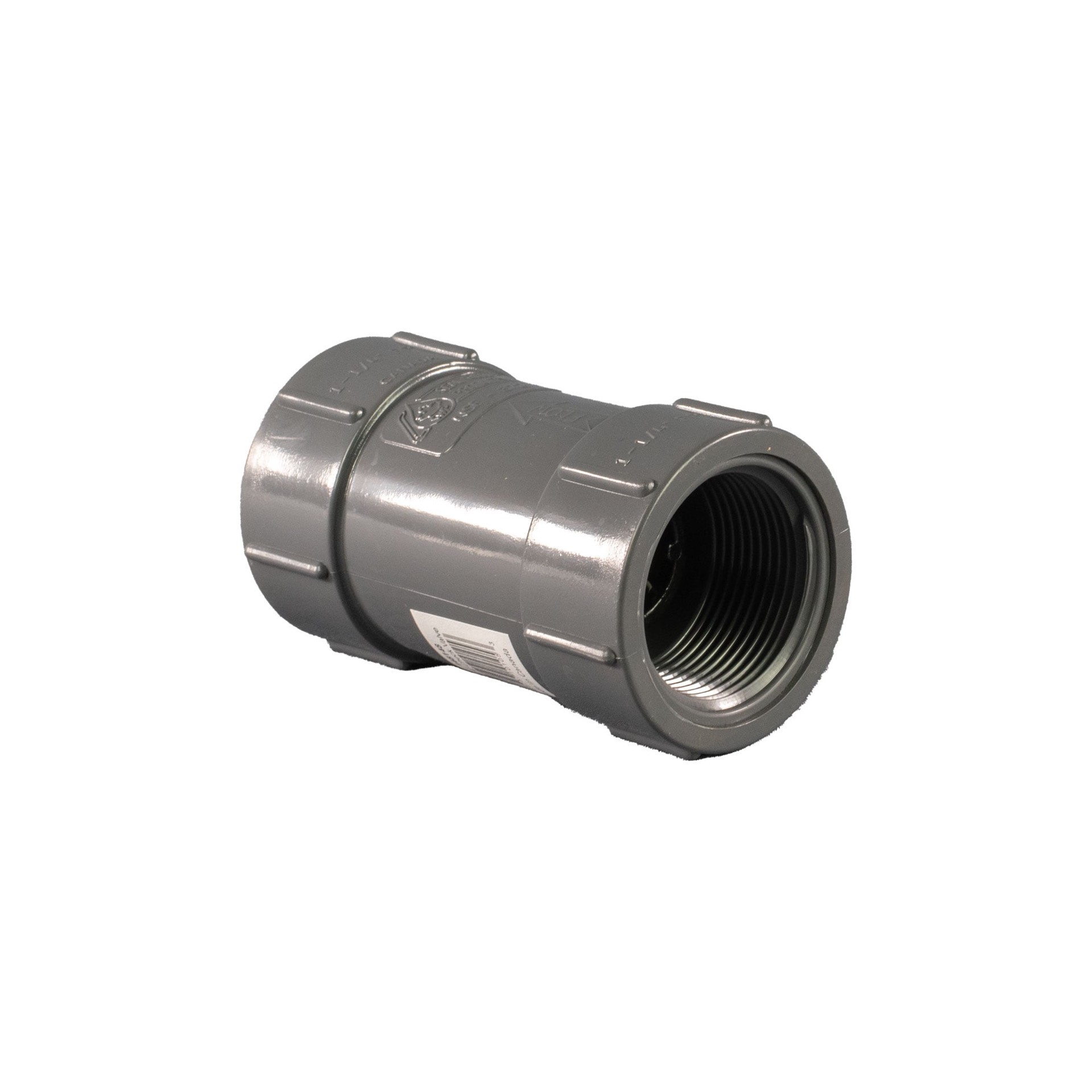 slide 3 of 6, H2OPRO 1-1/4-in PVC Check Valve, 1 ct