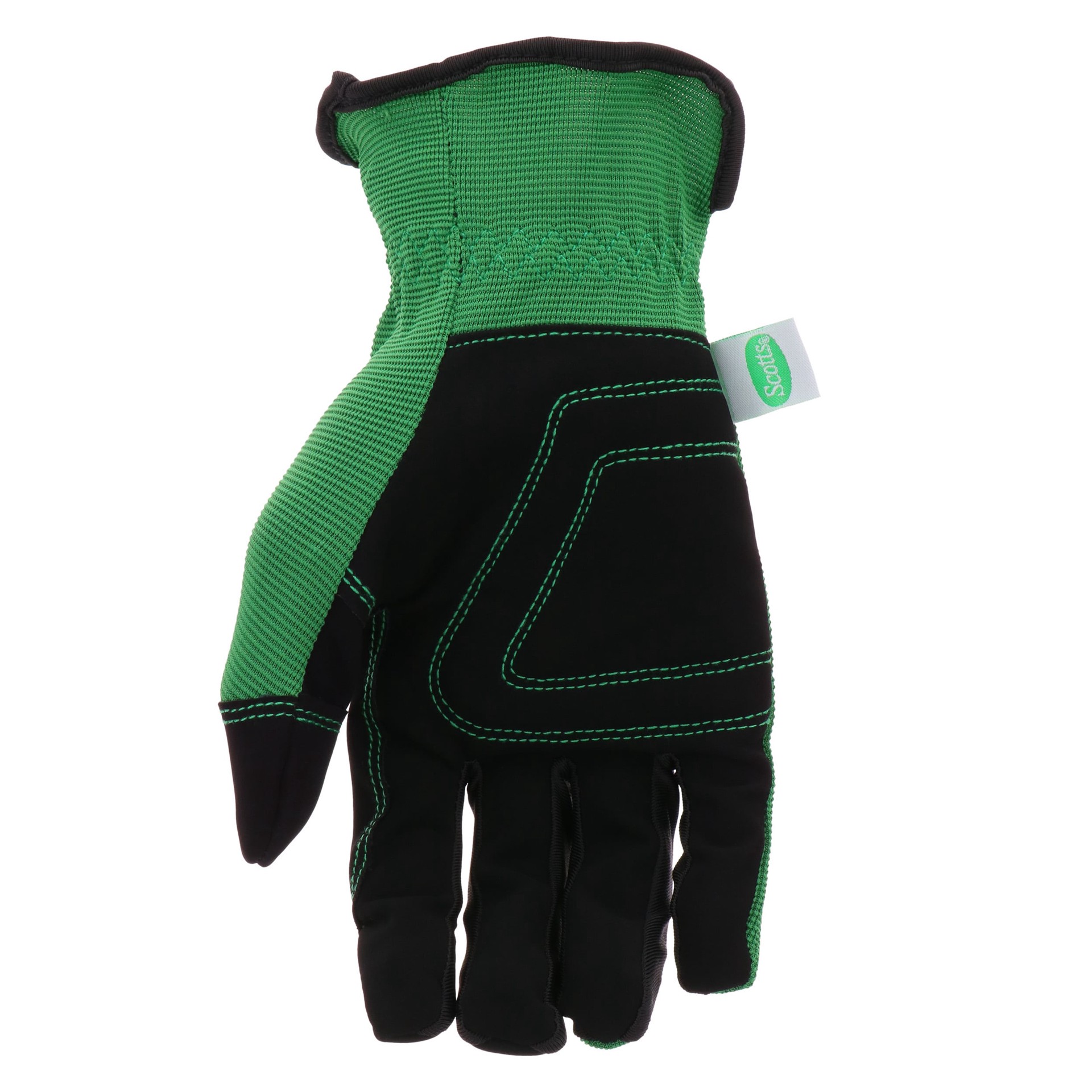 slide 5 of 6, Scotts Large Green Polyester Gardening Gloves, (1-Pair), 1 ct