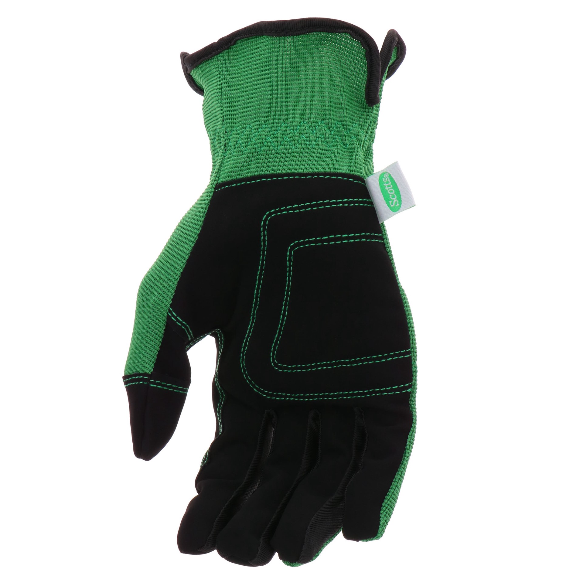 slide 6 of 6, Scotts Large Green Polyester Gardening Gloves, (1-Pair), 1 ct