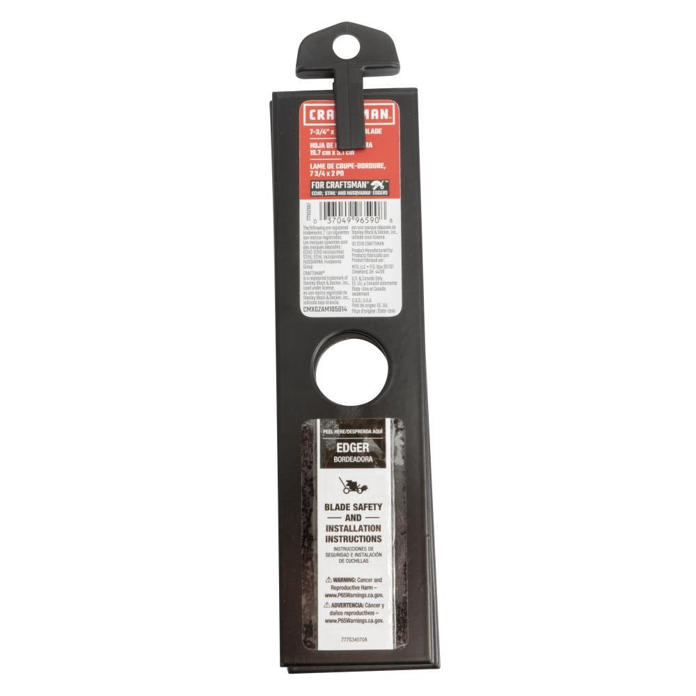 slide 1 of 4, CRAFTSMAN 2-in x 7.75-in Stick edger Edger blade, 1 ct