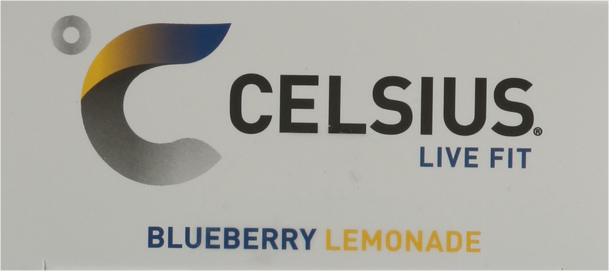 slide 3 of 12, CELSIUS Live Fit Blueberry Lemonade Powder Sticks 14 ea, 14 ct