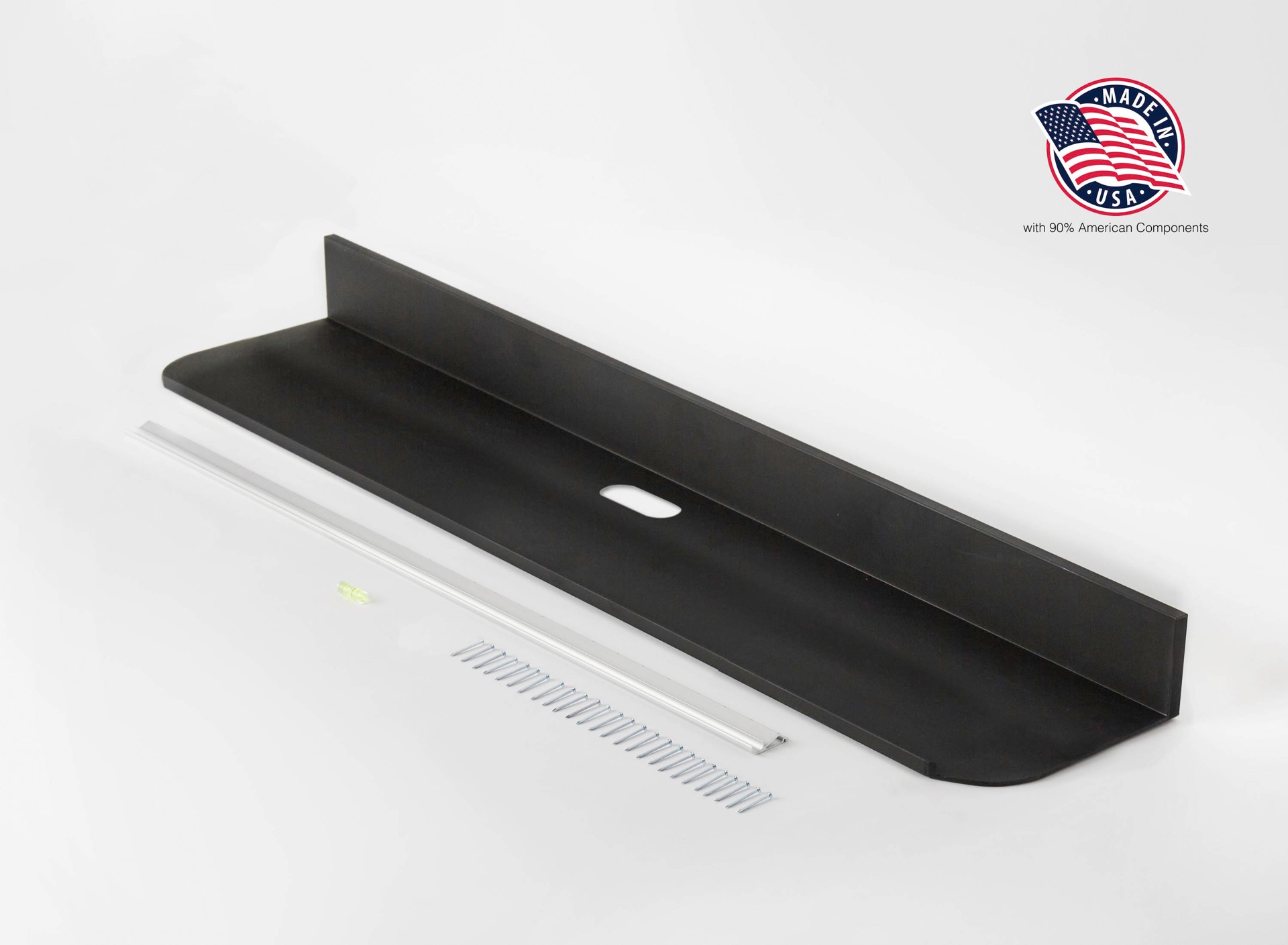 slide 2 of 6, Hangman No Stud Fixed Indoor Wall Sound bar shelf Fits ( Hardware Included ), 1 ct