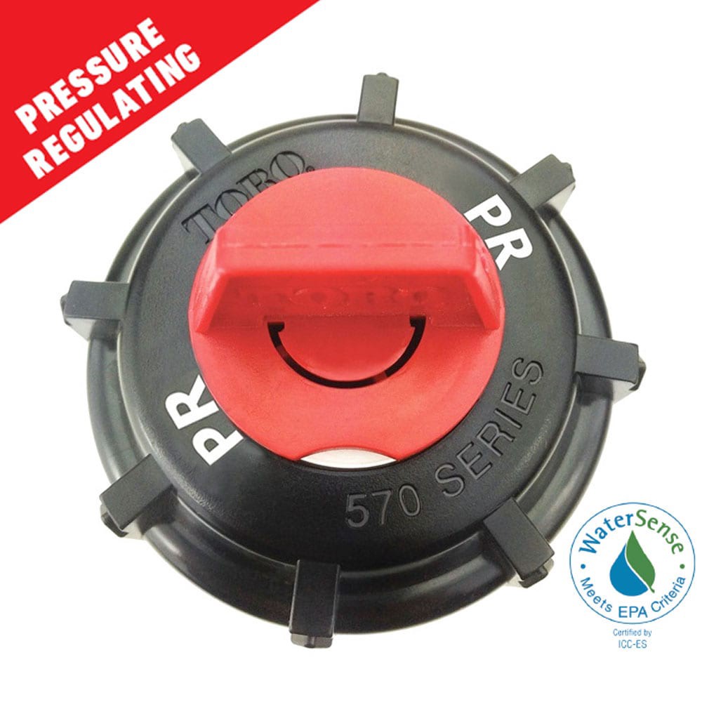 slide 2 of 5, Toro 11.25-ft - 15-ft Adjustable Spray 4-in Pop-up spray head sprinkler, 1 ct