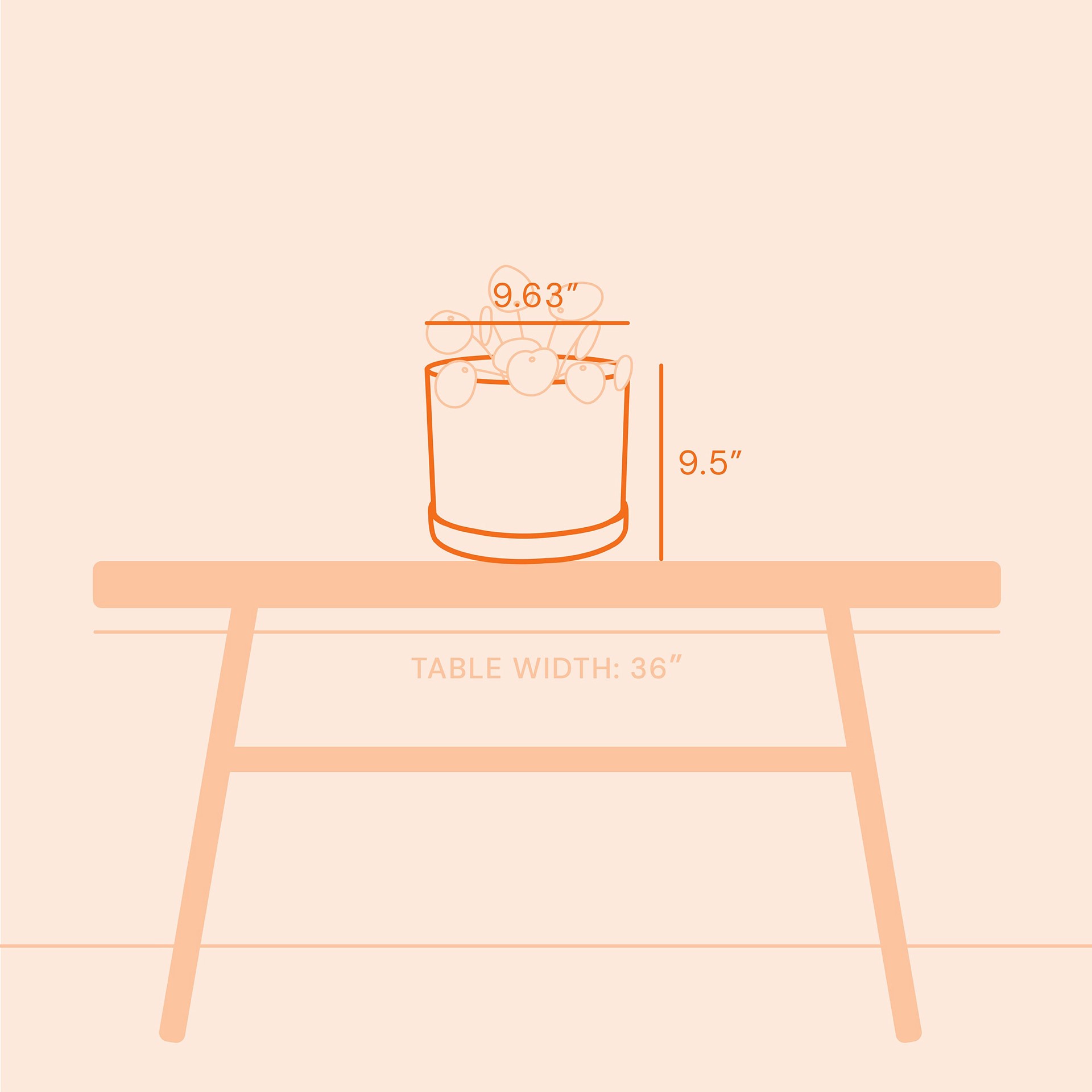 slide 5 of 6, allen + roth Round 9.63-in W x 9.63-in L Brown Plastic Indoor/Outdoor Planter, 1 ct