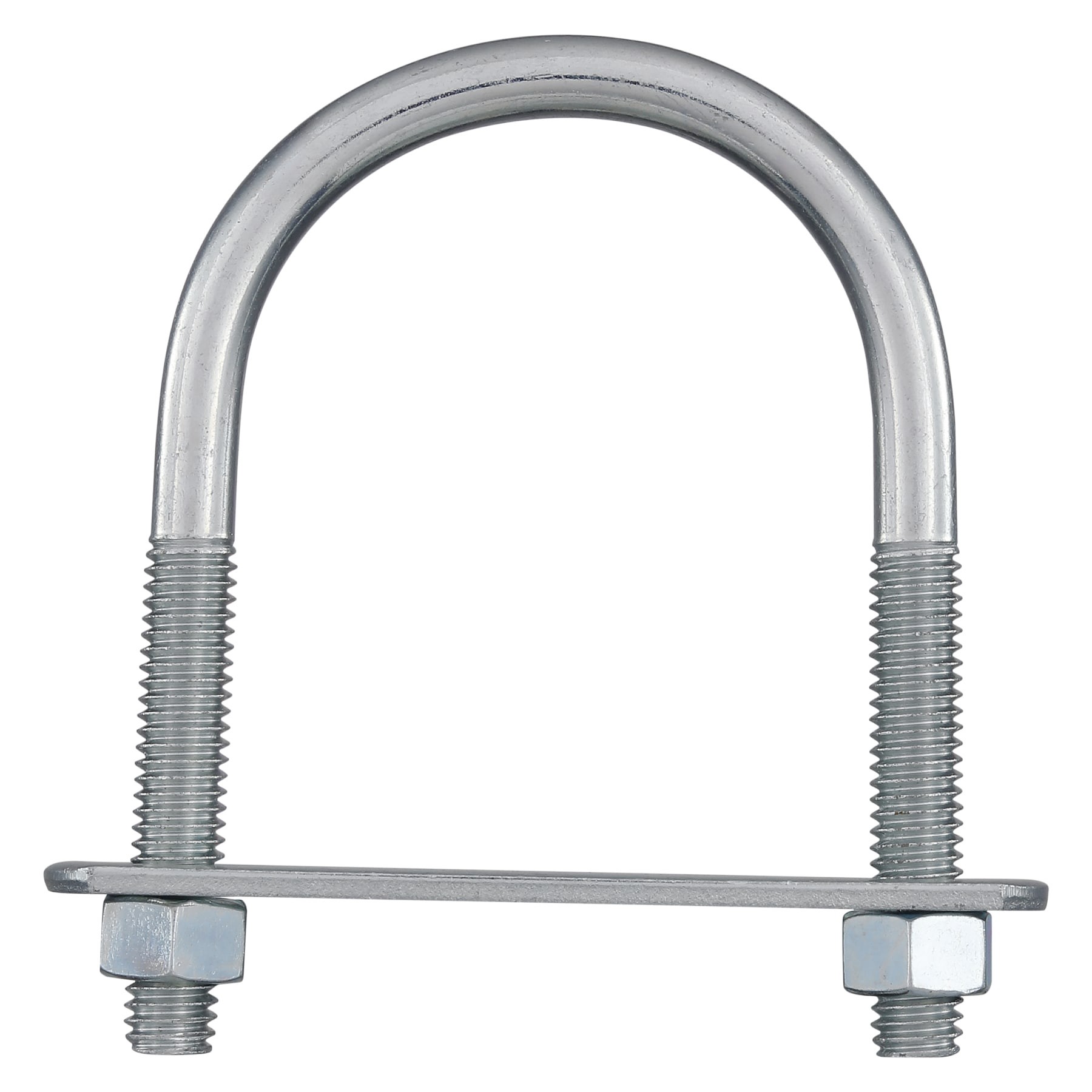 slide 1 of 4, National Hardware 3/8-in x 4-in Zinc-plated Interior/Exterior Coarse Thread U-bolt, 1 ct