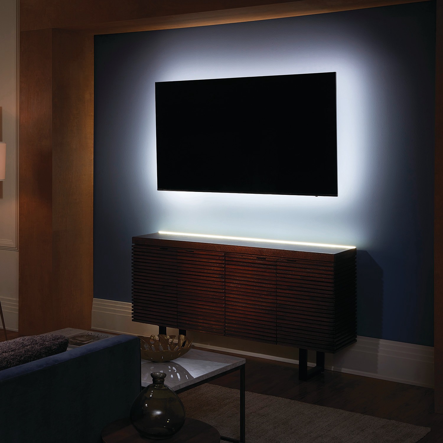 slide 1 of 6, Utilitech LED Cool White Tape Light, 1 ct