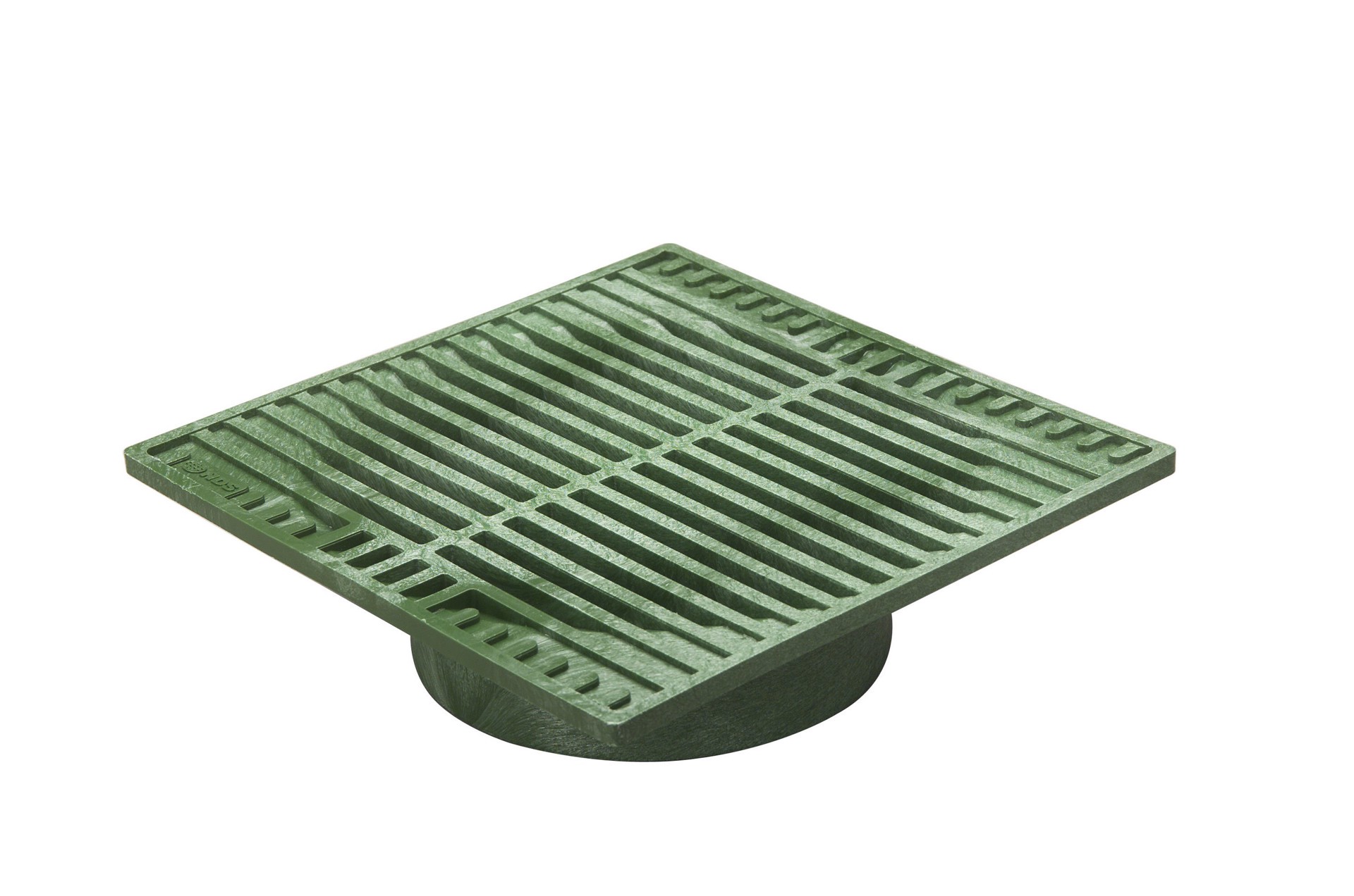 slide 3 of 3, NDS 9-in L x 9-in W x 9 inch Square Grate for 6 inch pipes and fittings Grate, 1 ct