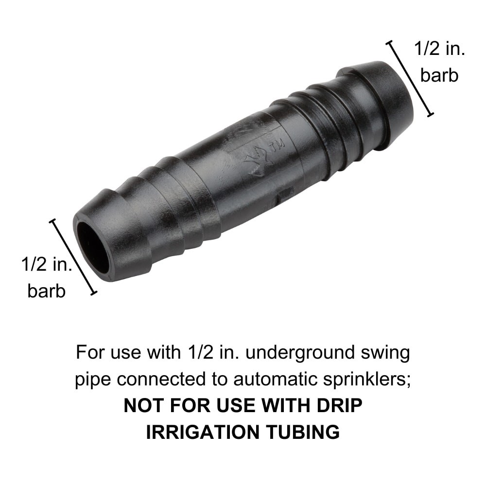 slide 2 of 6, Rain Bird Barbed x barbed Flex pipe coupling 10 -Pack, 1 ct