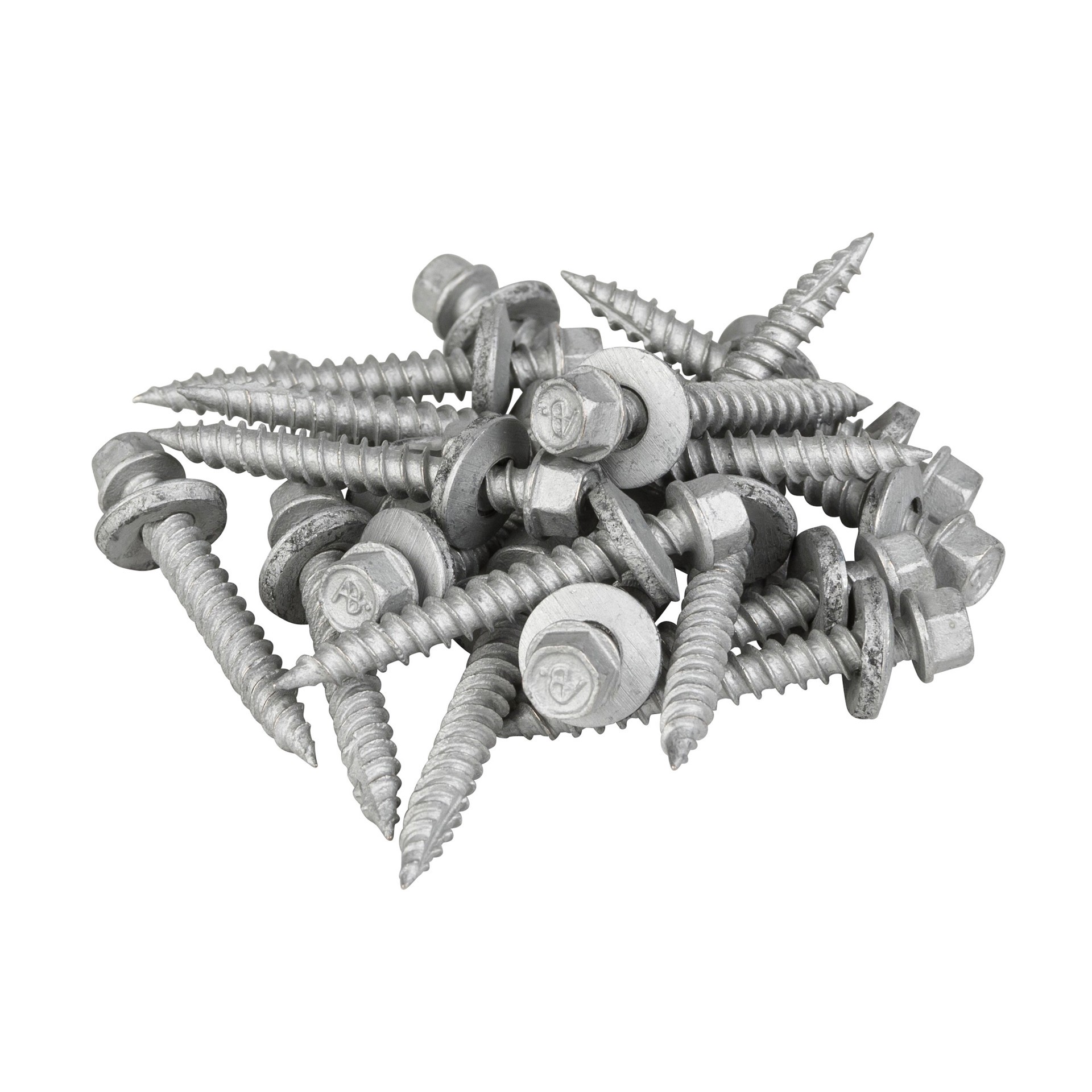 slide 2 of 2, Metal Sales #10 x 1-1/2-in Galvanized Galvanized Self-tapping Roofing Screws 100 -Count, 1 ct