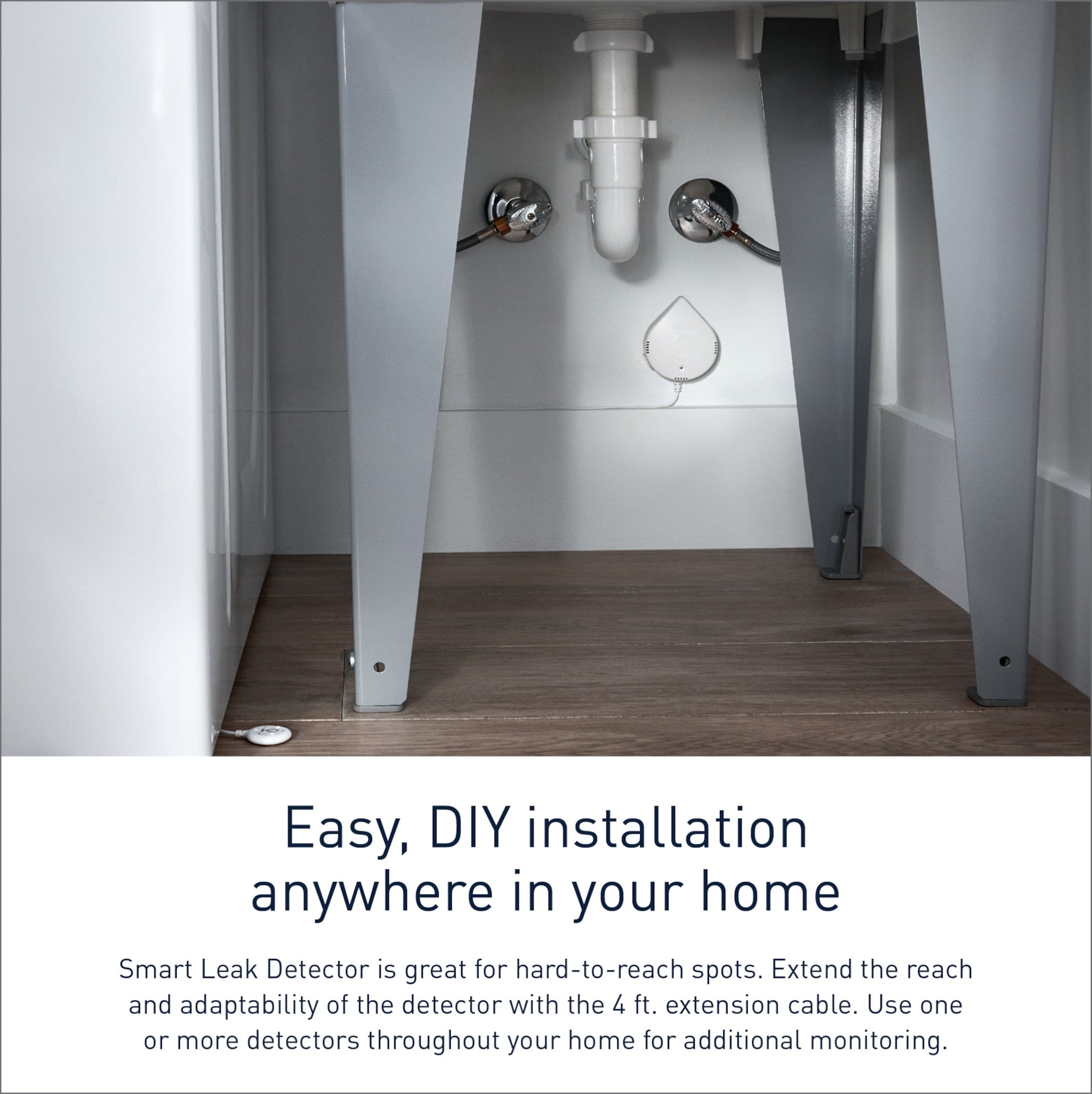 slide 4 of 6, Moen Smart Water Leak Detector Indoor Smart Compatible Water leak detector ( 1 -Pack), 1 ct