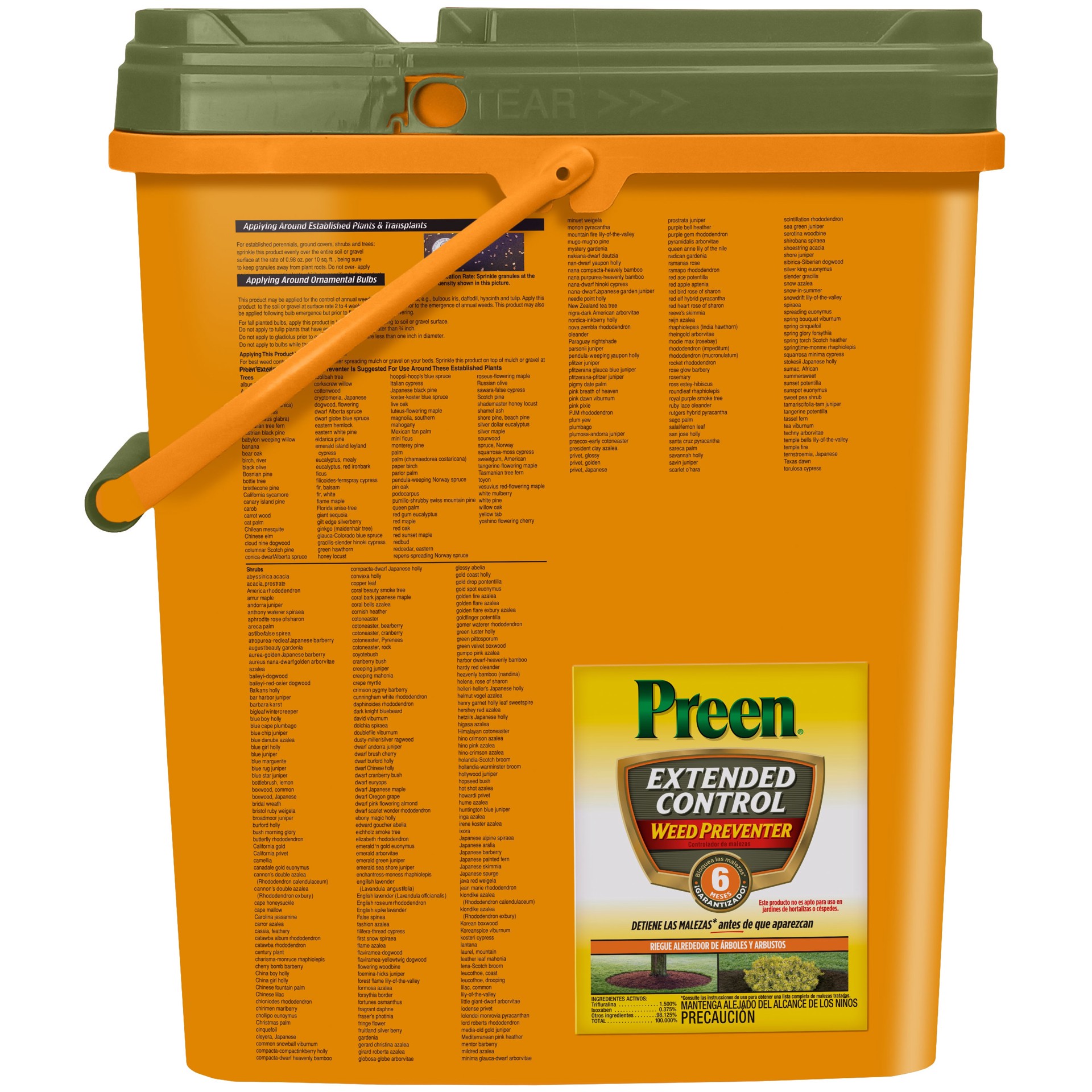 slide 2 of 6, Preen Extended Control Weed Preventer 13.75-lbs. 2245-sq ft Pre-Emergent Herbicide, 1 ct