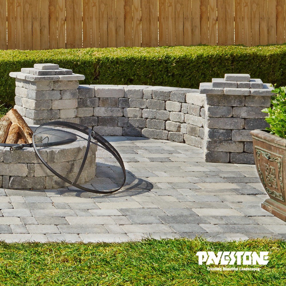 slide 4 of 6, Pavestone 7-in L x 7-in W x 1.75-in H Rectangle Tan/tumbled Concrete Paver, 1 ct