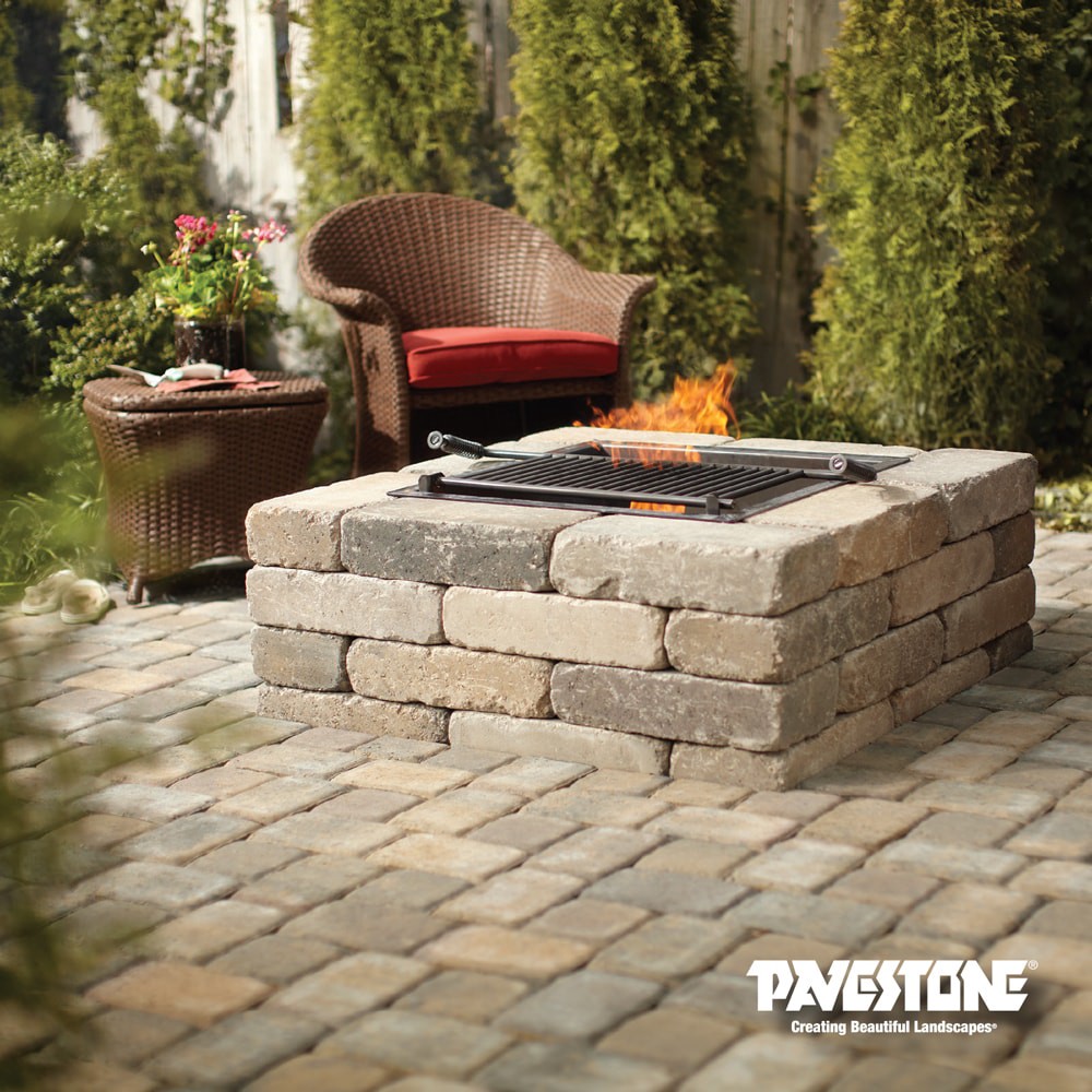 slide 6 of 6, Pavestone 7-in L x 7-in W x 1.75-in H Rectangle Tan/tumbled Concrete Paver, 1 ct