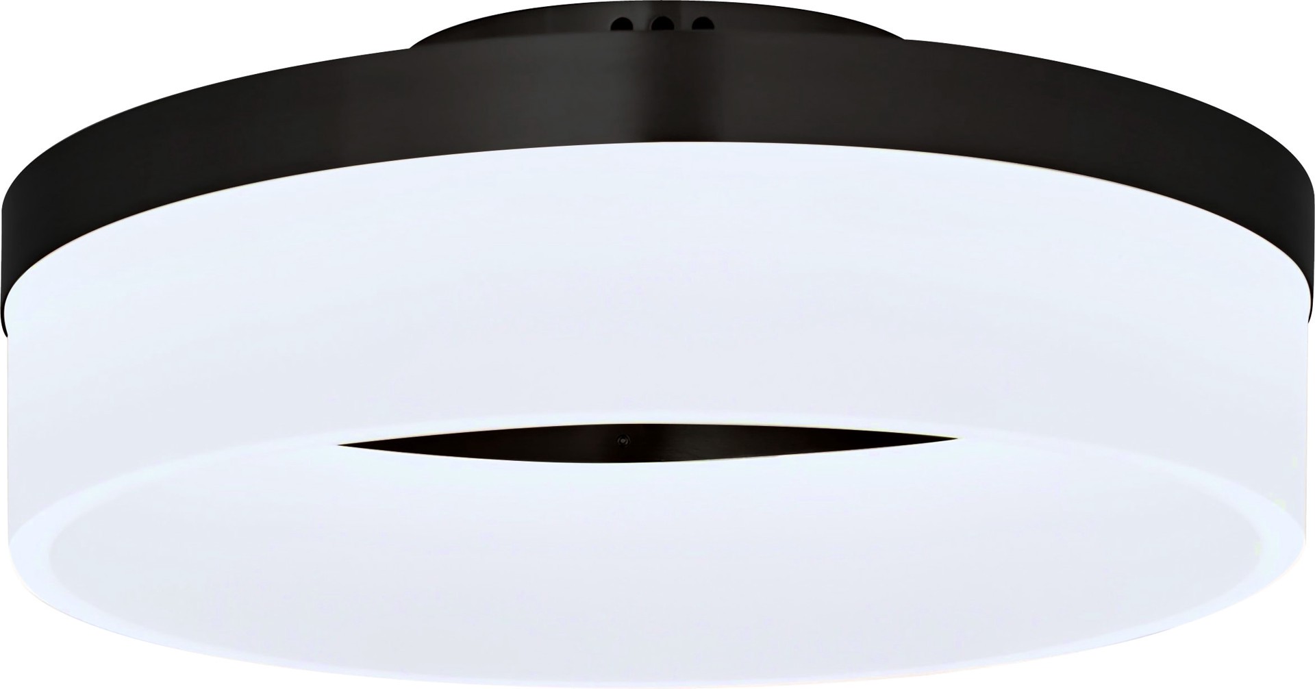 slide 2 of 6, Origin 21 Lynnpark 1 -Light 11.95-in Matte Black Integrated LED Flush Mount Light, 1 ct