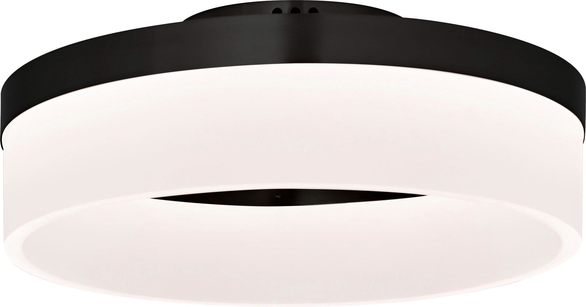 slide 6 of 6, Origin 21 Lynnpark 1 -Light 11.95-in Matte Black Integrated LED Flush Mount Light, 1 ct