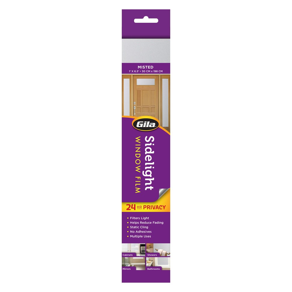 slide 6 of 6, GILA Sidelight 12-in x 78-in Misted Decorative Window Film, 1 ct
