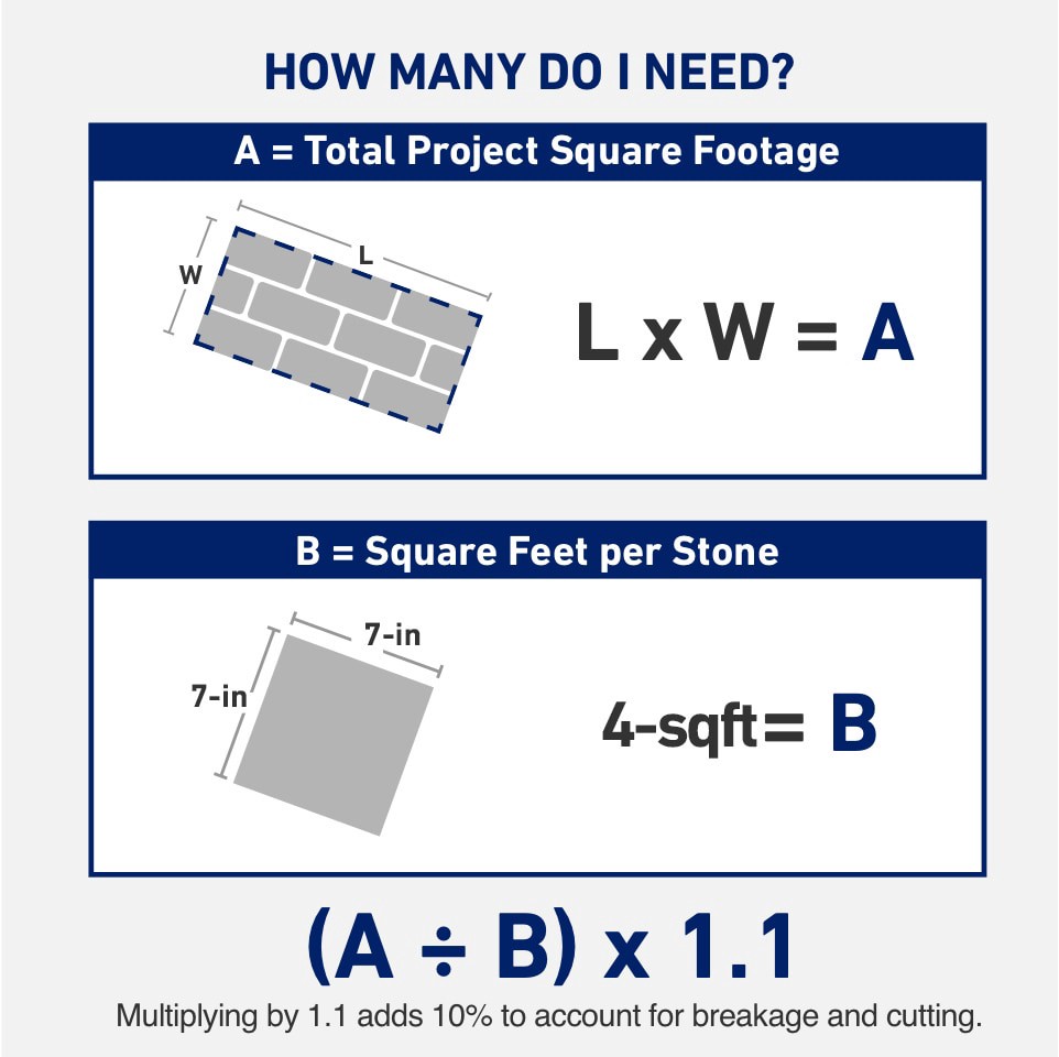 slide 2 of 6, Pavestone 7-in L x 7-in W x 1.75-in H Rectangle Gray slate/tumbled Concrete Paver, 1 ct