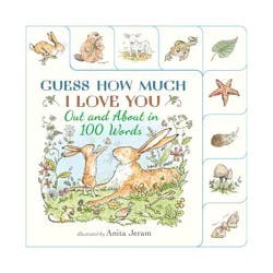 Candlewick Press Out and about in 100 Words: A Guess How Much I Love You Book - by Sam McBratney (Board Book)