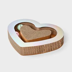Heart with Ball Pad Cat Scratcher - 2.3" - Boots & Barkley™