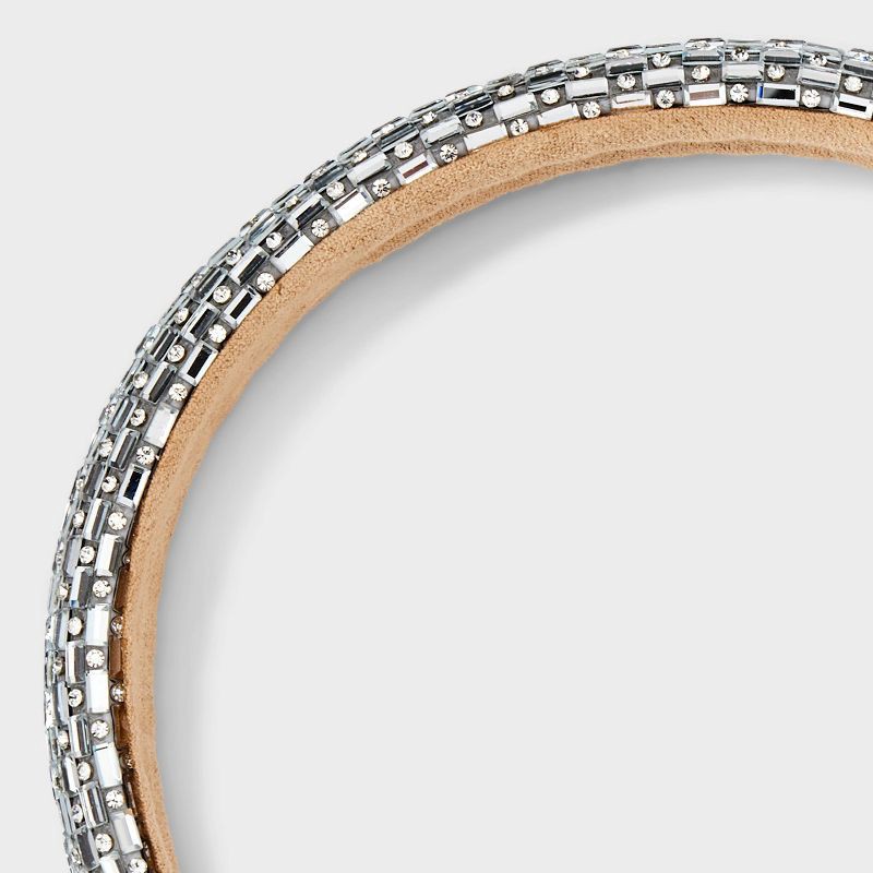 slide 3 of 3, Gemstone Padded Headband - A New Day™ Silver, 1 ct