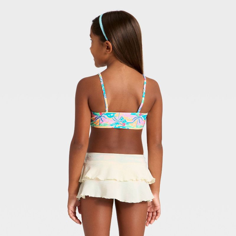 slide 2 of 4, Girls' Golden Horizon Bikini Set - Cat & Jack™ S, 1 ct