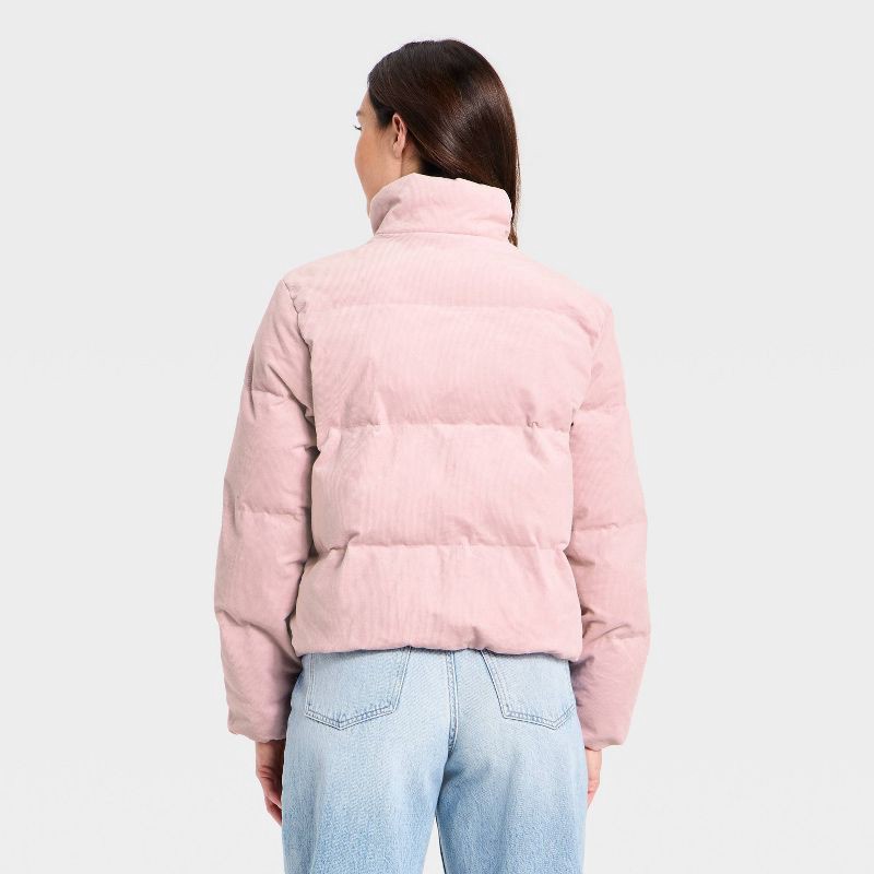 slide 2 of 3, Women's Puffer Jacket - Universal Thread™ Light Pink S, 1 ct